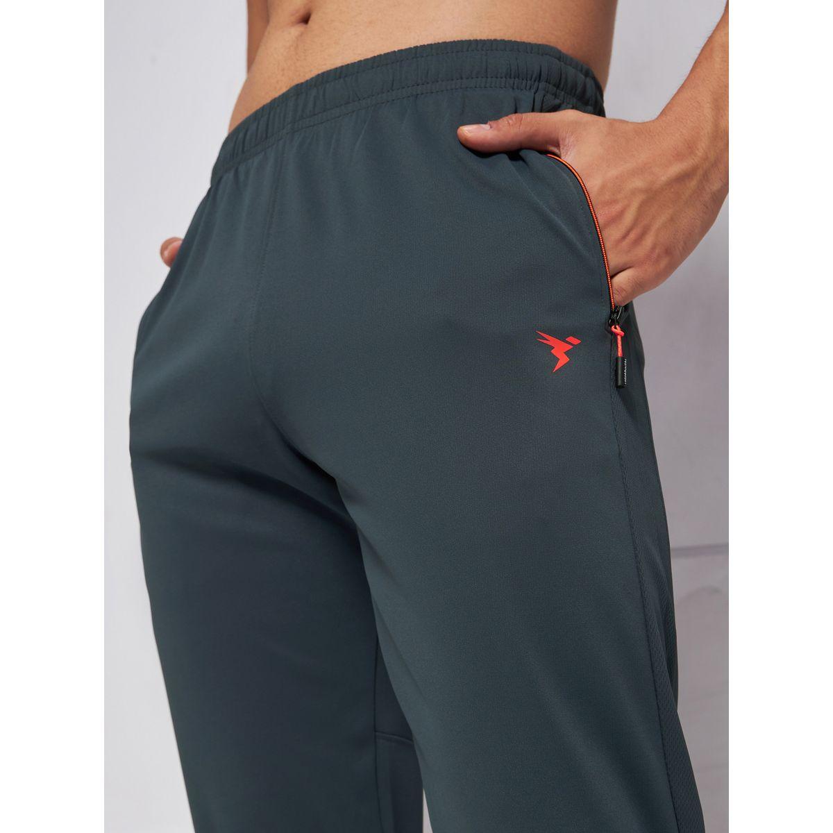 Technosport Men Grey Solid Elasticated Waistband Track Pants-men-clothing-bottoms-joggers-image-3