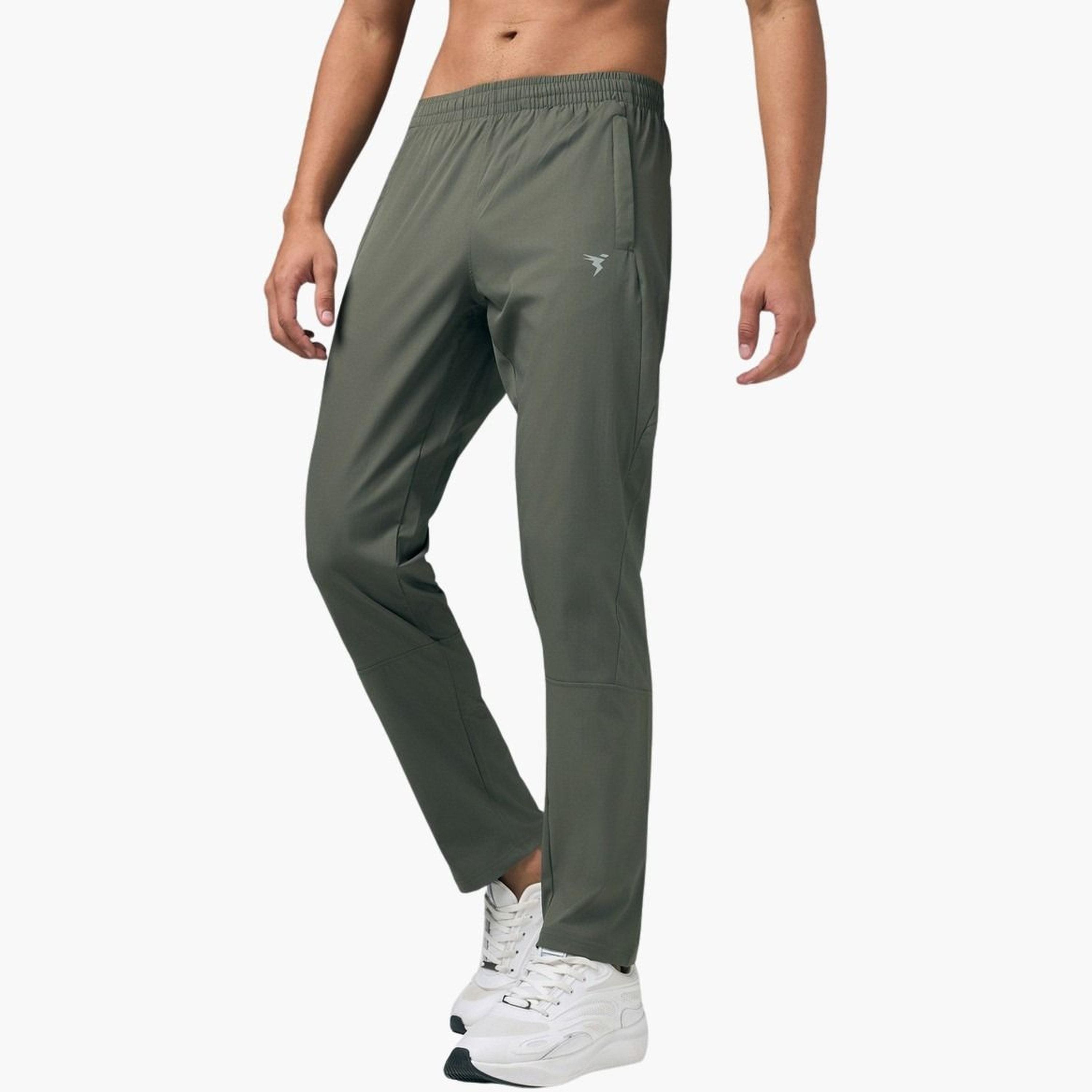 Technosport Men Solid Slim Fit Sports Track Pants-men-clothing-sportswearandactivewear-bottoms-joggers-image-2