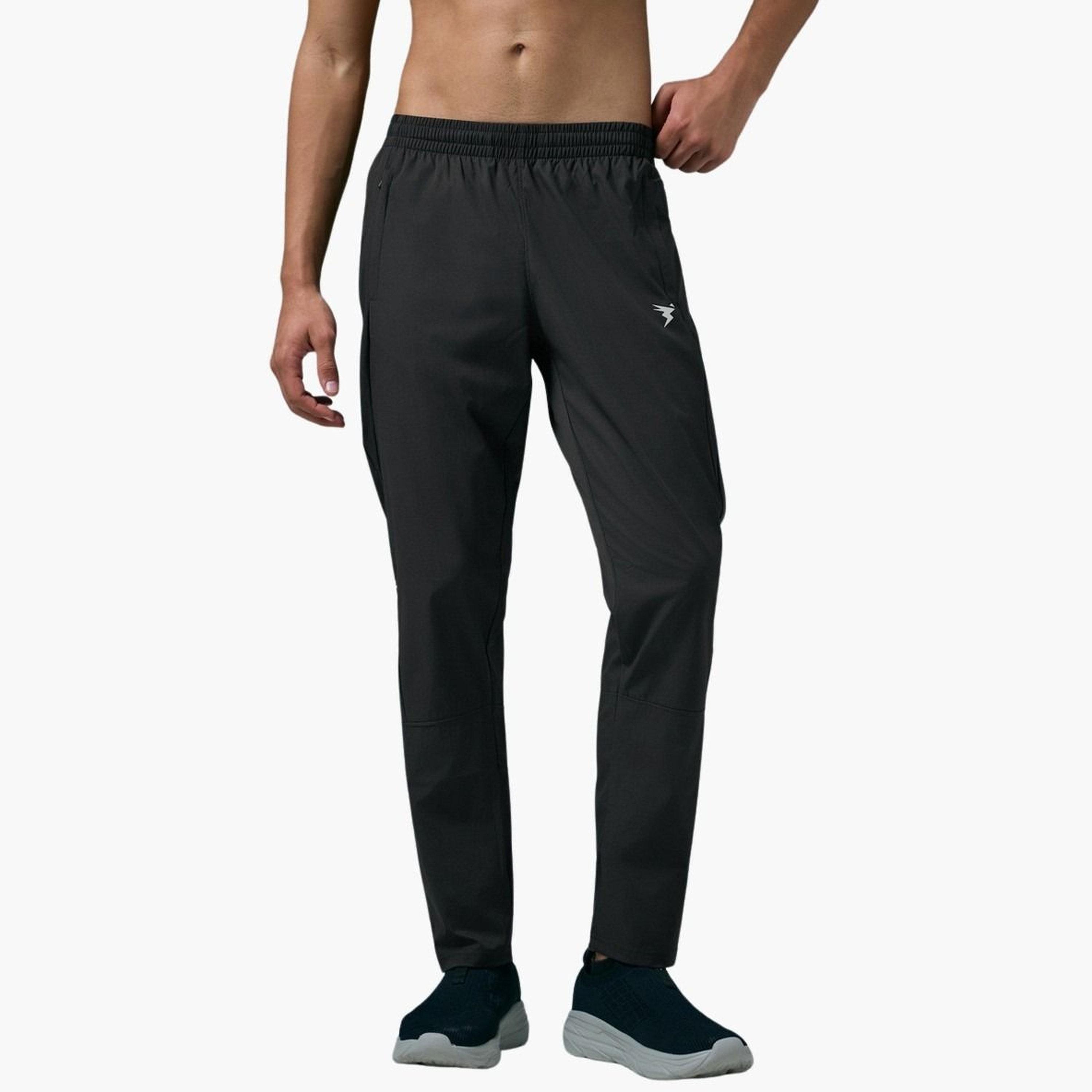 Technosport Men Solid Slim Fit Sports Track Pants-men-clothing-sportswearandactivewear-bottoms-joggers-image-1
