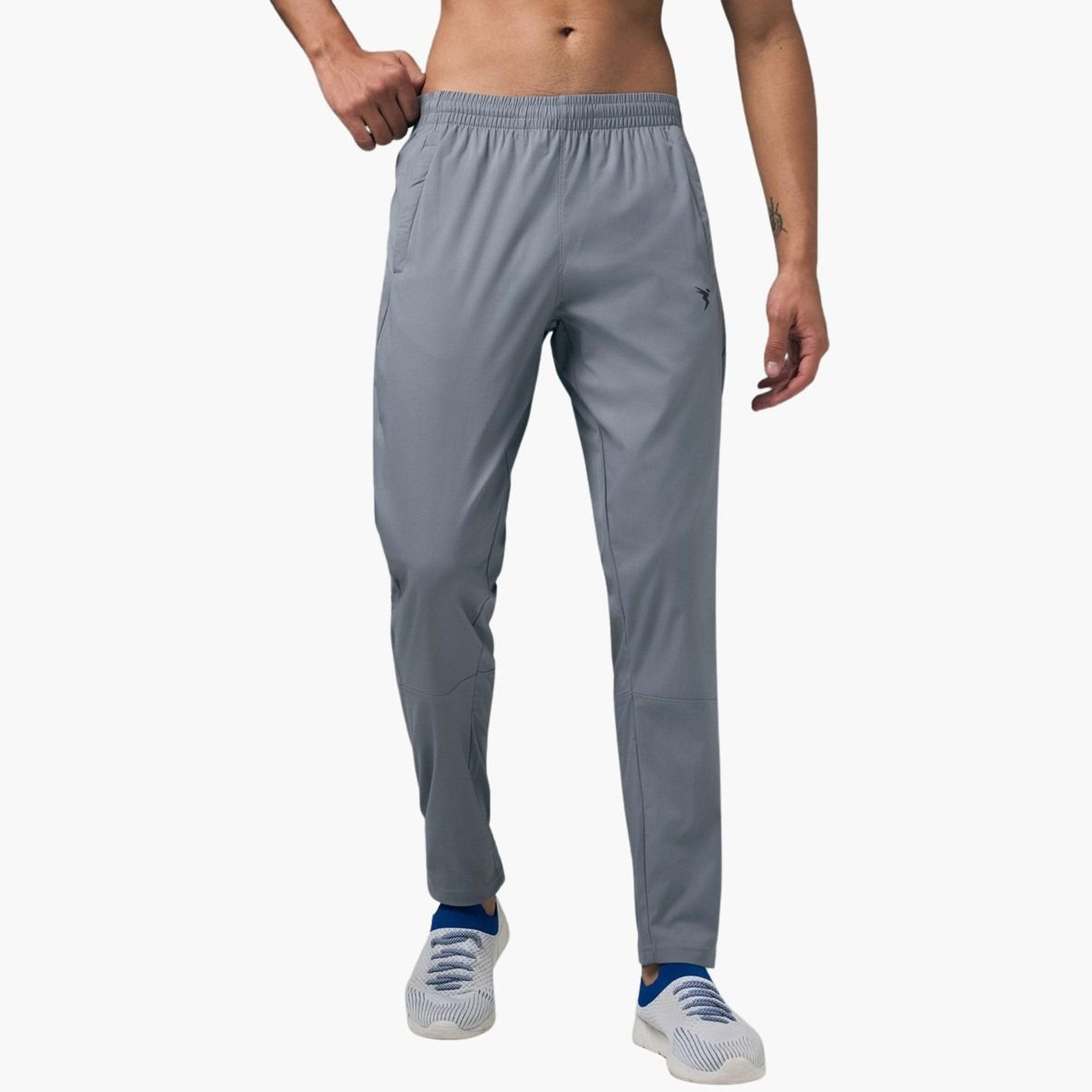 Technosport Men Solid Slim Fit Sports Track Pants-men-clothing-sportswearandactivewear-bottoms-joggers-image-1