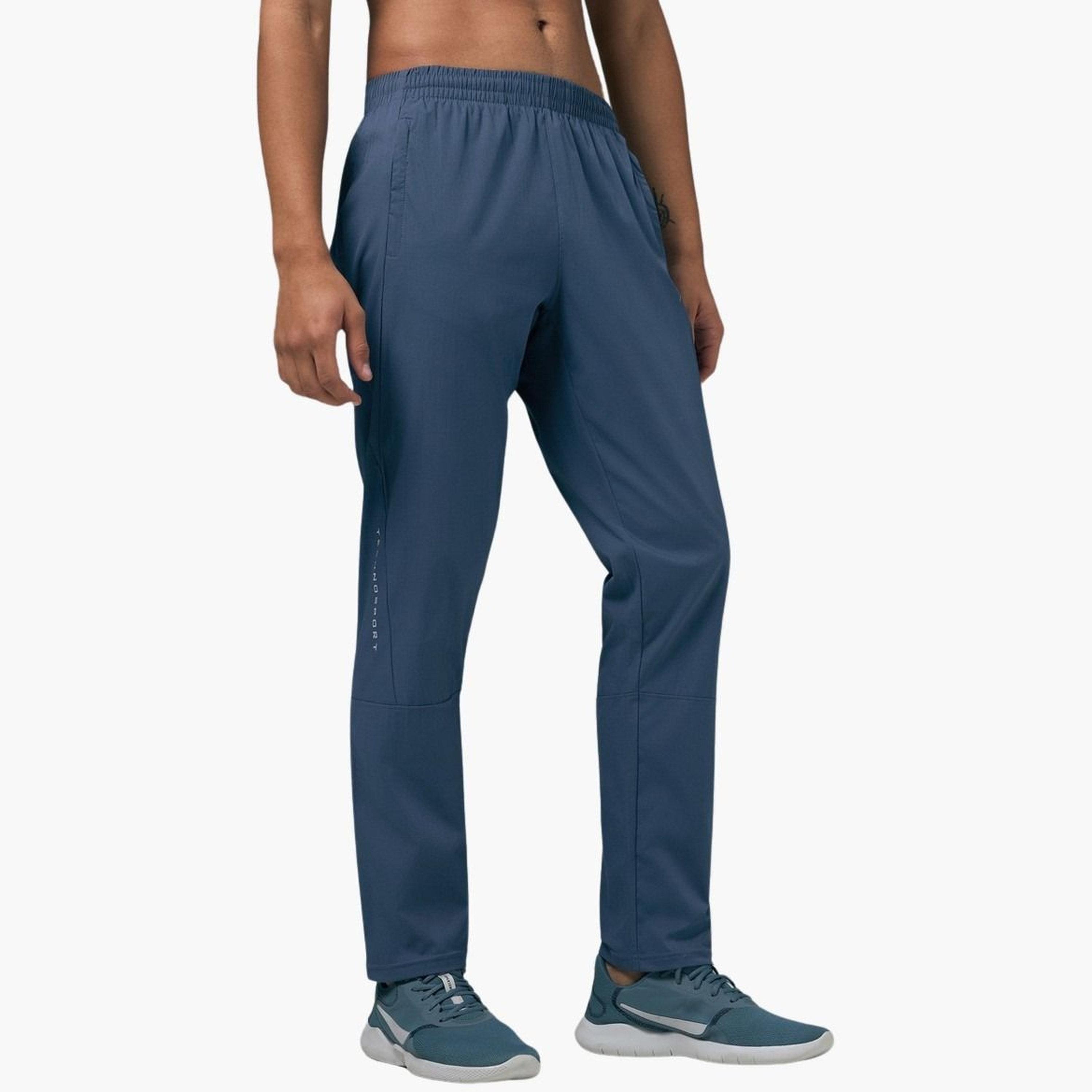 Technosport Men Solid Slim Fit Sports Track Pants-men-clothing-sportswearandactivewear-bottoms-joggers-image-2