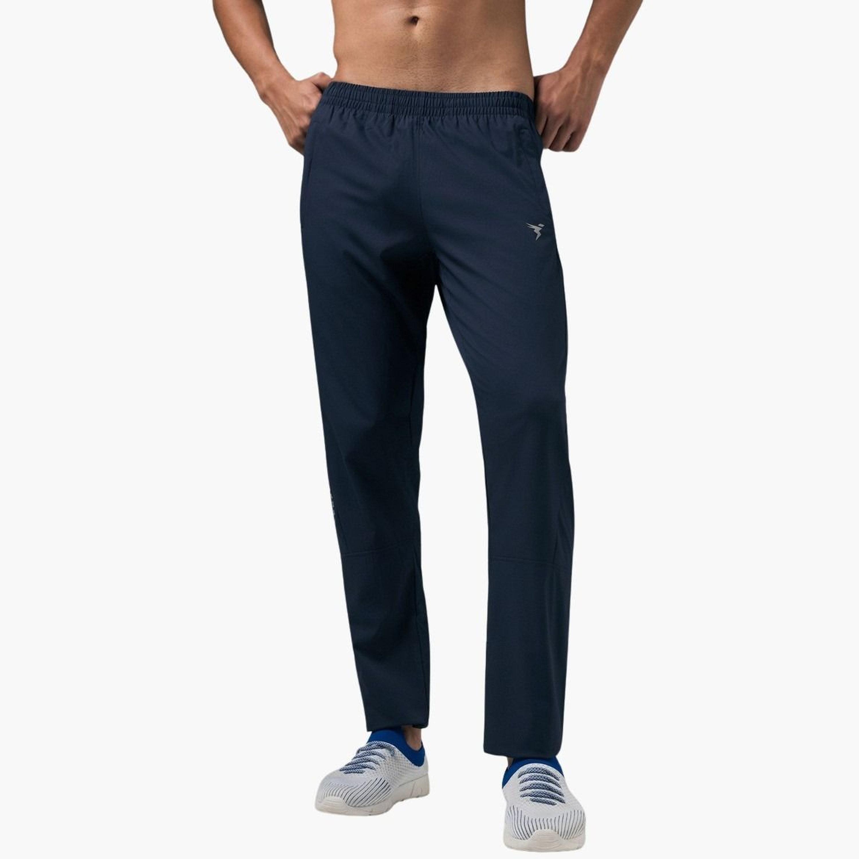 Technosport Men Solid Slim Fit Sports Track Pants-men-clothing-sportswearandactivewear-bottoms-joggers-image-1