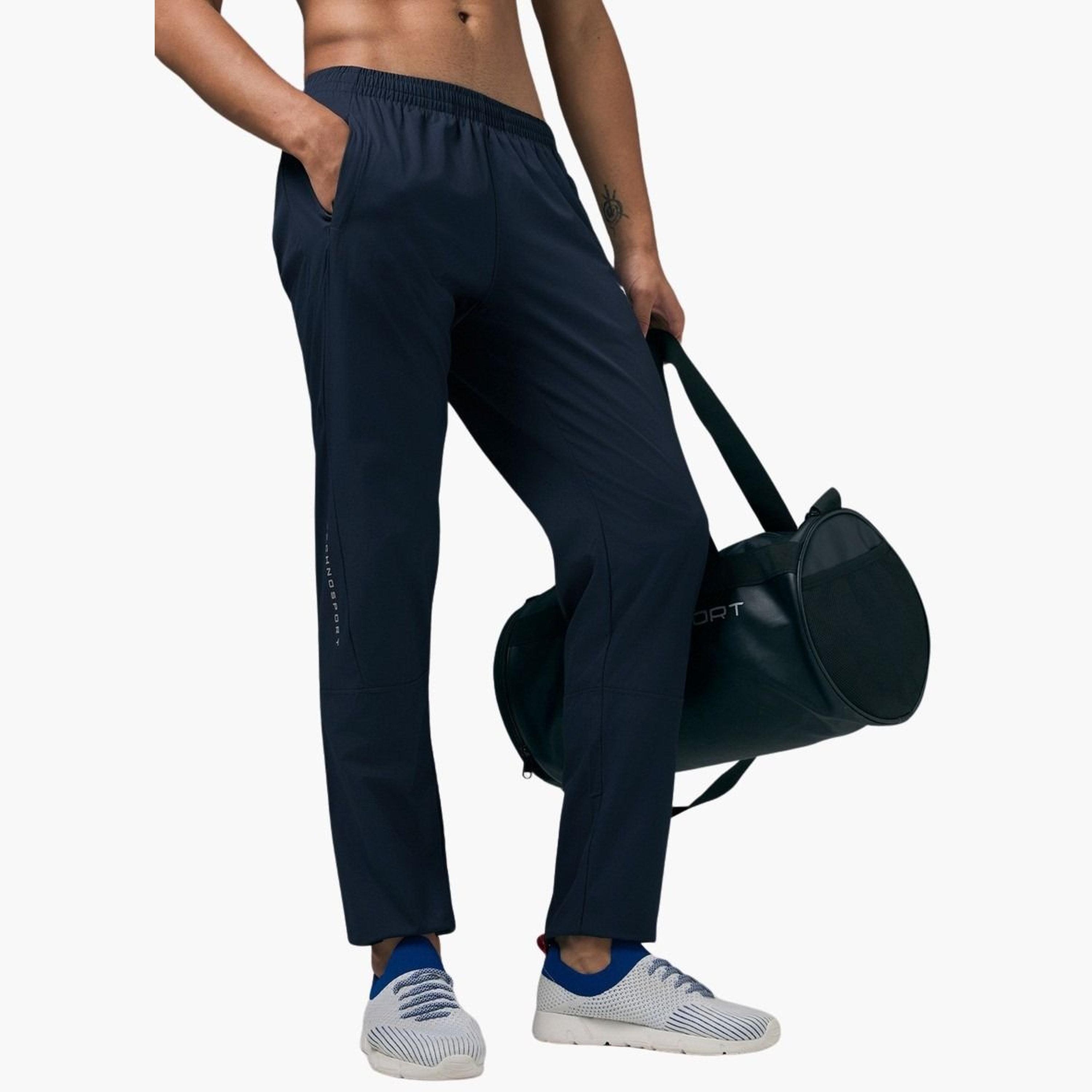 Technosport Men Solid Slim Fit Sports Track Pants-men-clothing-sportswearandactivewear-bottoms-joggers-image-4