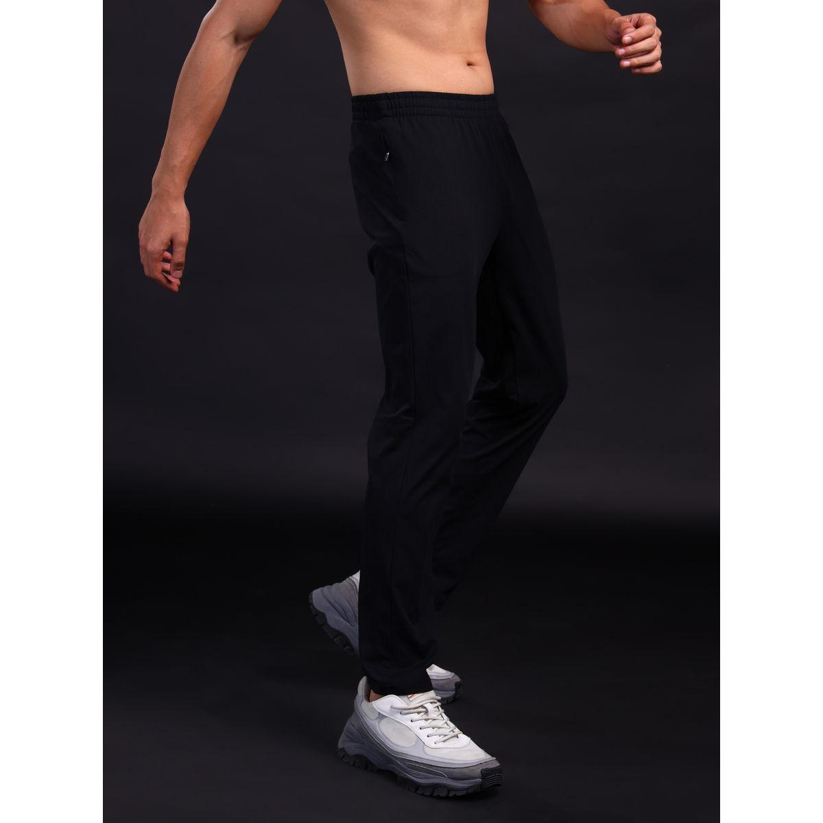 بنطال رياضي سادة بنسيج مطاطي رباعي الاتجاهات-men-clothing-bottoms-joggers-image-3