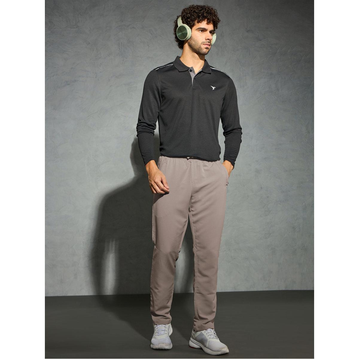 Technosport Men Solid Woven Track Pants-men-clothing-bottoms-joggers-image-1