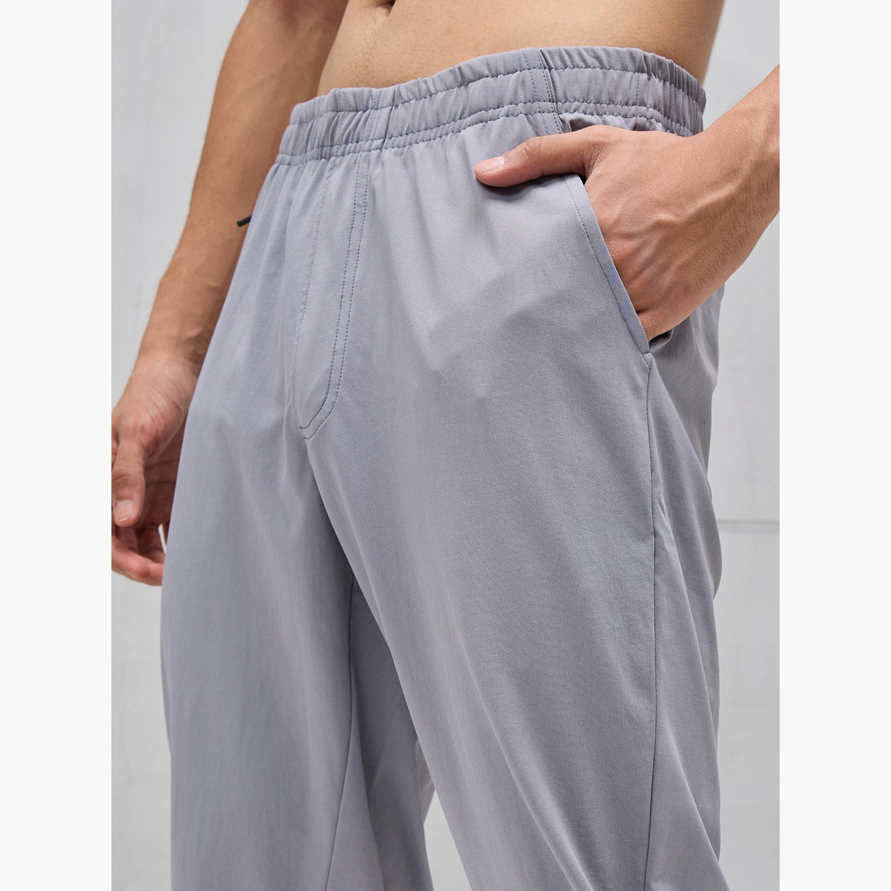 بنطال رياضي سادة قصة مريحة-men-clothing-bottoms-joggers-image-5