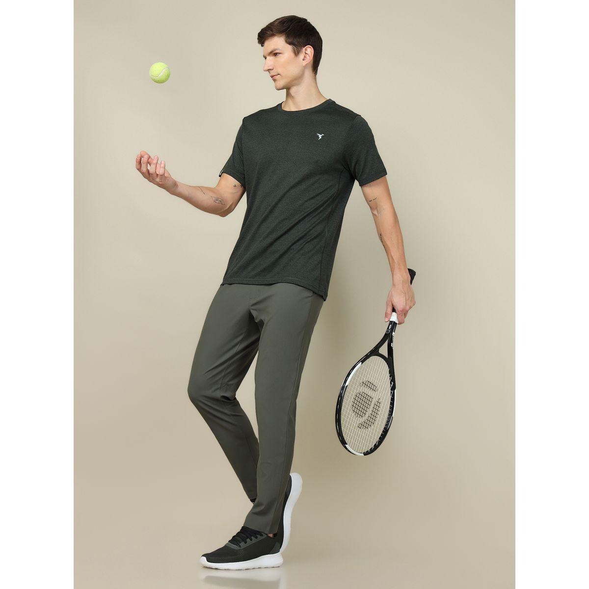 Technosport Men Solid 4-Way Stretch Track Pants-men-clothing-bottoms-joggers-image-1
