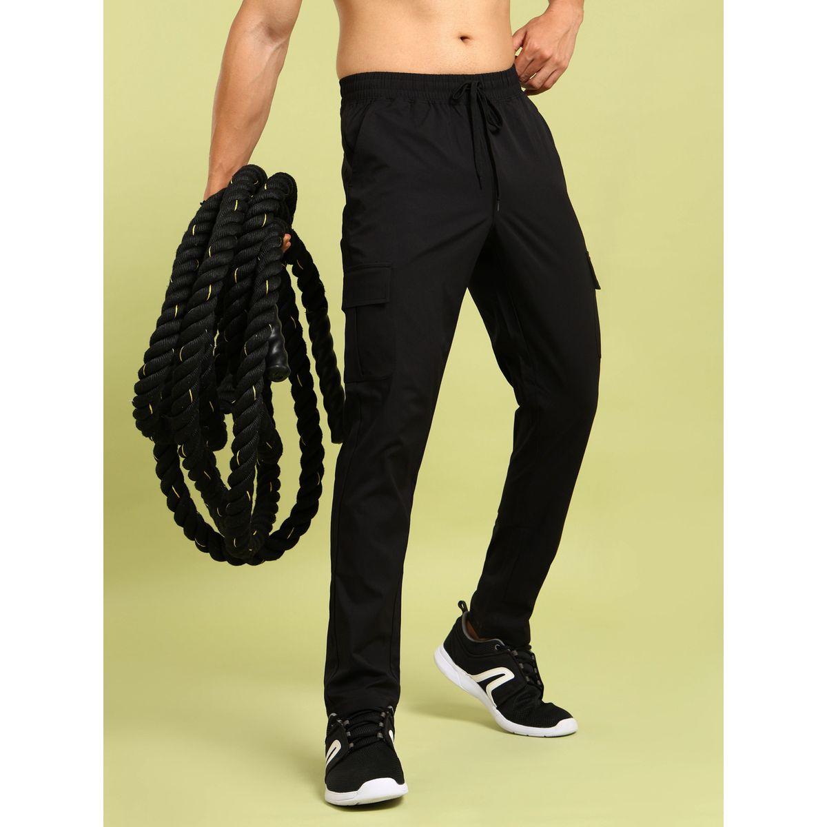 Technosport Solid 2-Way Stretch Cargo Pants-men-clothing-sportswearandactivewear-bottoms-image-1