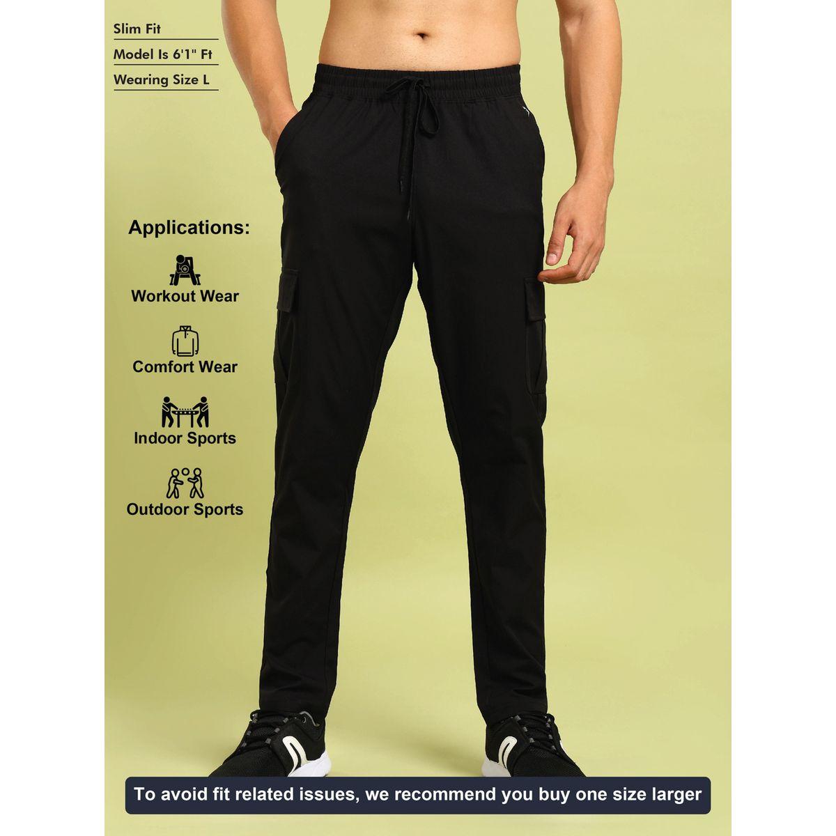 Technosport Solid 2-Way Stretch Cargo Pants-men-clothing-sportswearandactivewear-bottoms-image-3