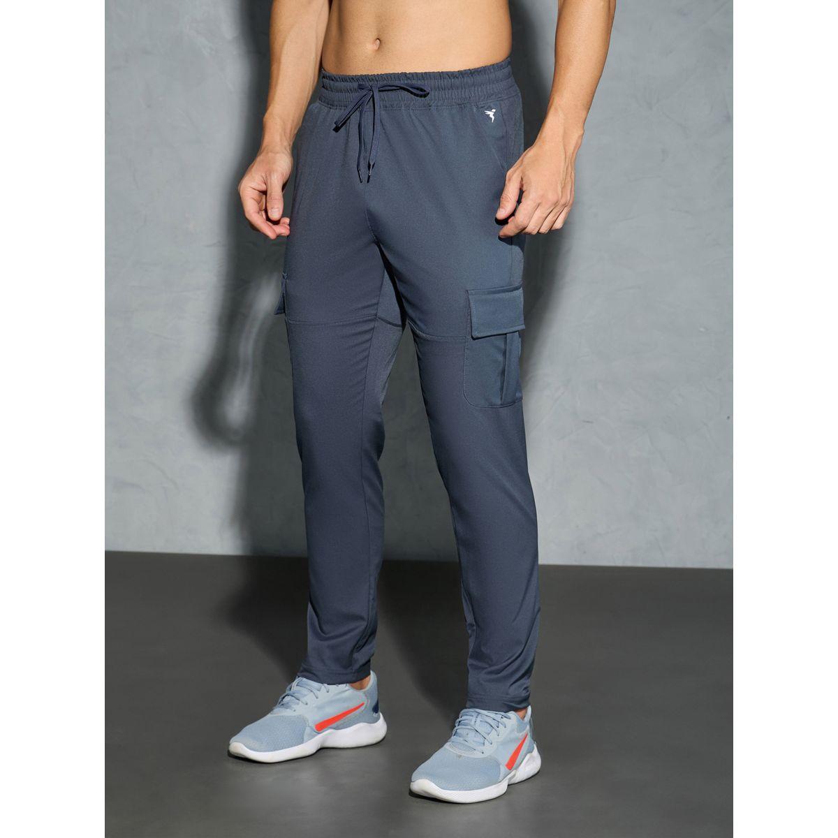 بنطال كارجو سادة قابل للتمدد ثنائي الاتجاهات-men-clothing-sportswearandactivewear-bottoms-image-3