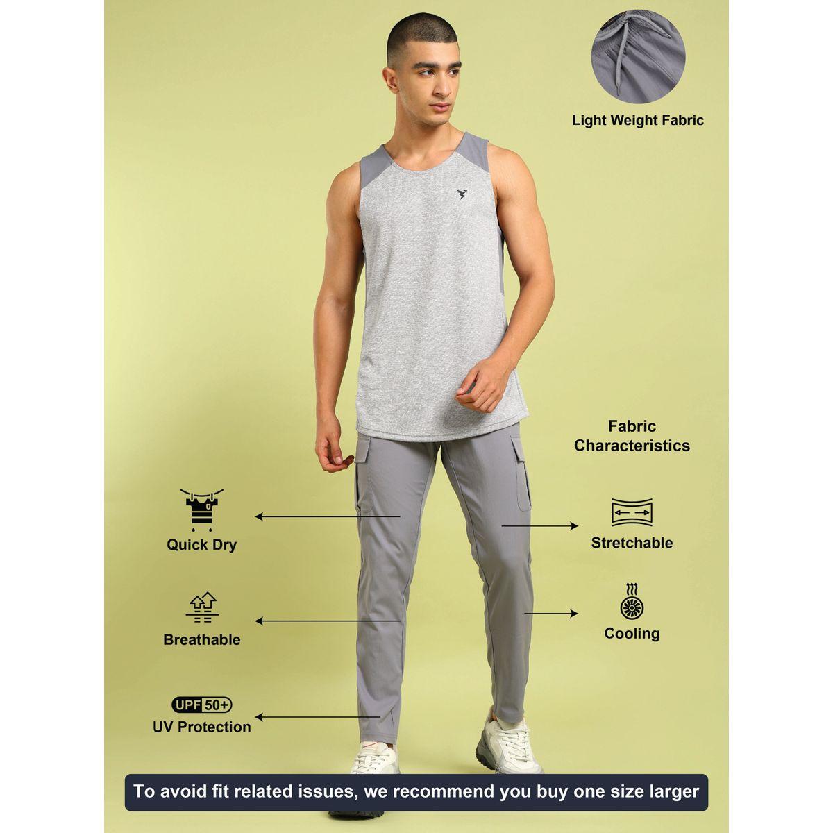 Technosport Solid 2-Way Stretch Cargo Pants-men-clothing-sportswearandactivewear-bottoms-image-2
