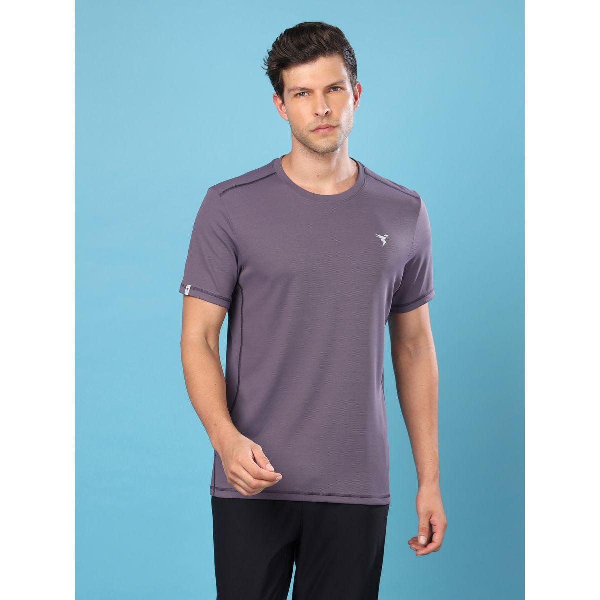 Technosport Solid Crew Neck Slim Fit T-Shirt-men-clothing-tshirtsandpolos-tshirts-image-1