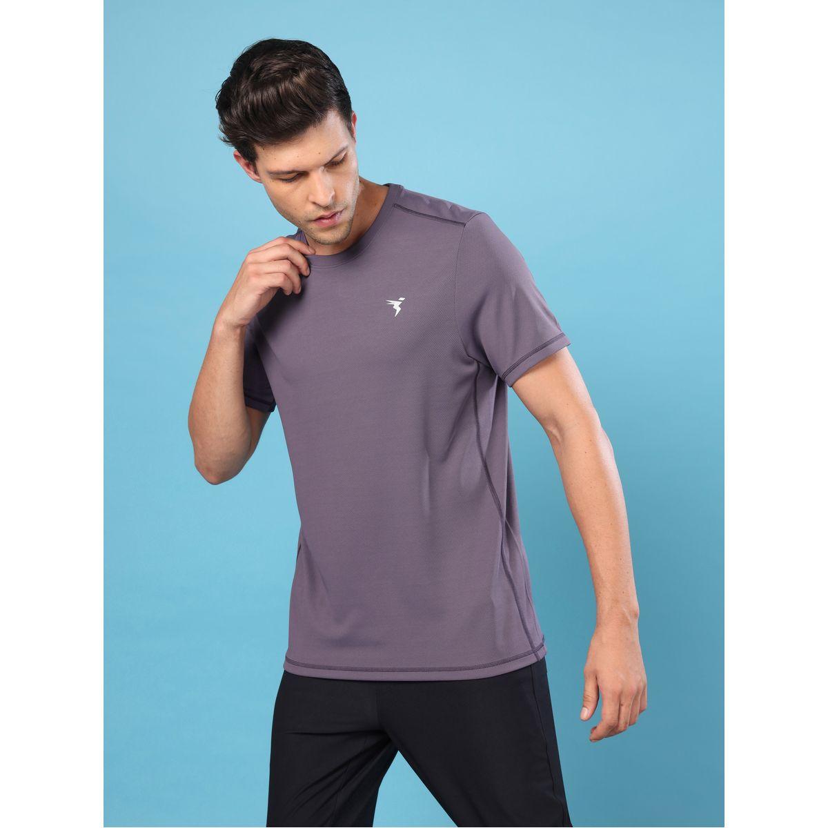 Technosport Solid Crew Neck Slim Fit T-Shirt-men-clothing-tshirtsandpolos-tshirts-image-2