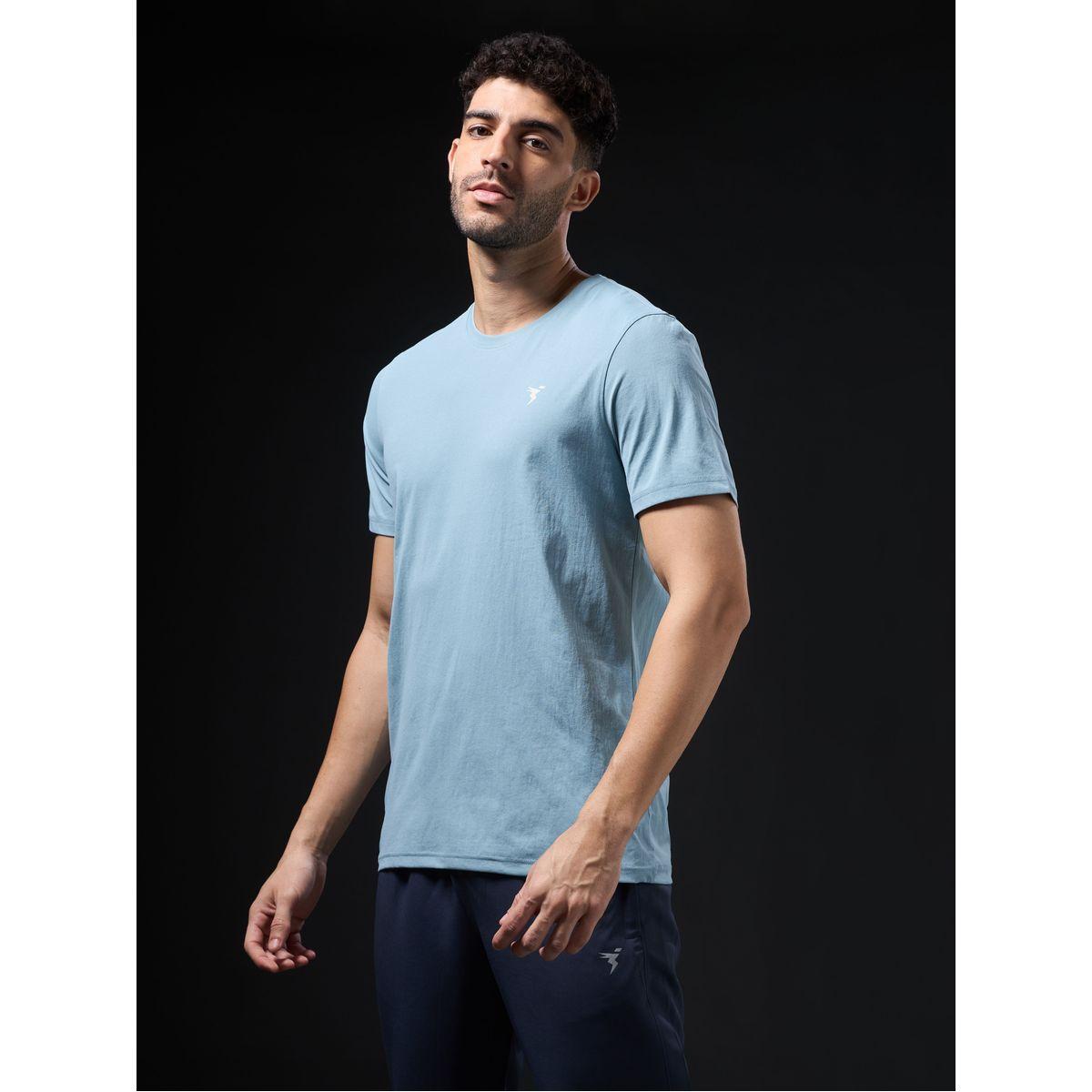 Technosport Solid 4-Way Stretch Crew Neck T-Shirt-men-clothing-tshirtsandpolos-tshirts-image-2