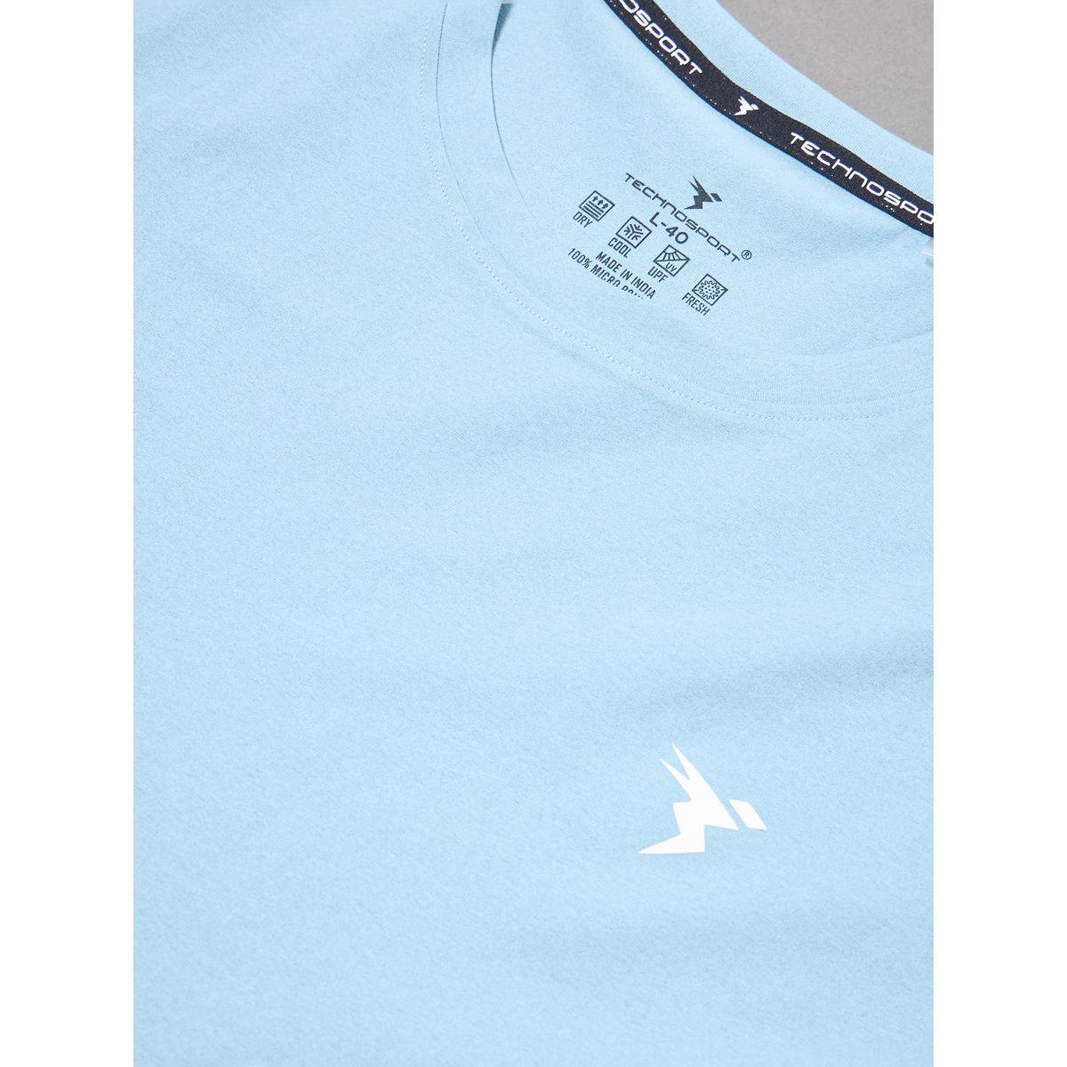 Technosport Solid 4-Way Stretch Crew Neck T-Shirt-men-clothing-tshirtsandpolos-tshirts-image-5