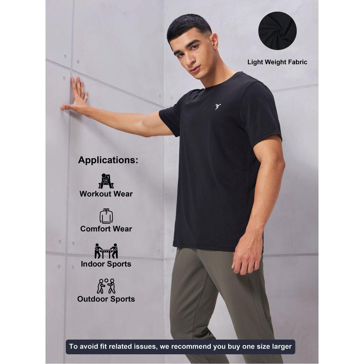 Technosport Men Solid Crew Neck Slim Fit T-Shirt-men-clothing-tshirtsandpolos-tshirts-image-5