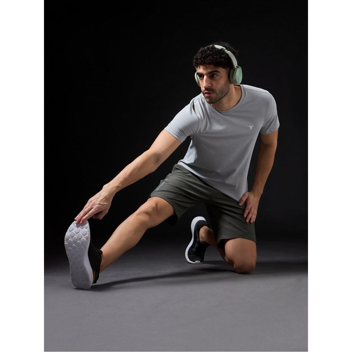 Technosport Solid 4-Way Stretch Crew Neck T-Shirt-men-clothing-sportswearandactivewear-tshirtsandpolos-image-2