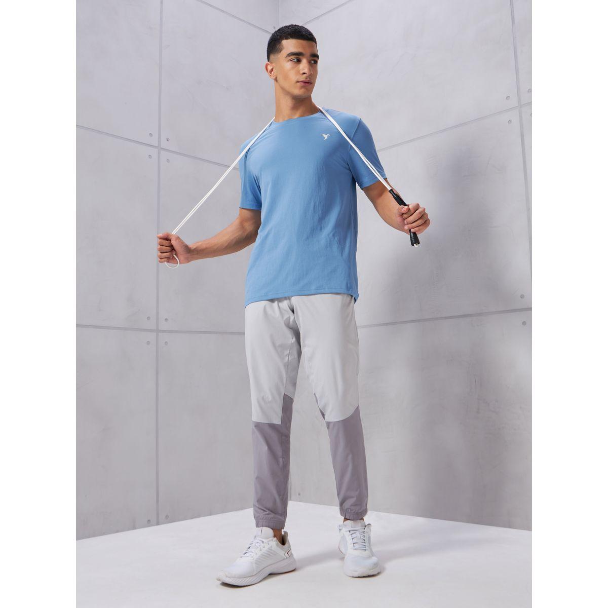 Technosport Solid 4-Way Stretch Crew Neck T-Shirt-men-clothing-sportswearandactivewear-tshirtsandpolos-image-2