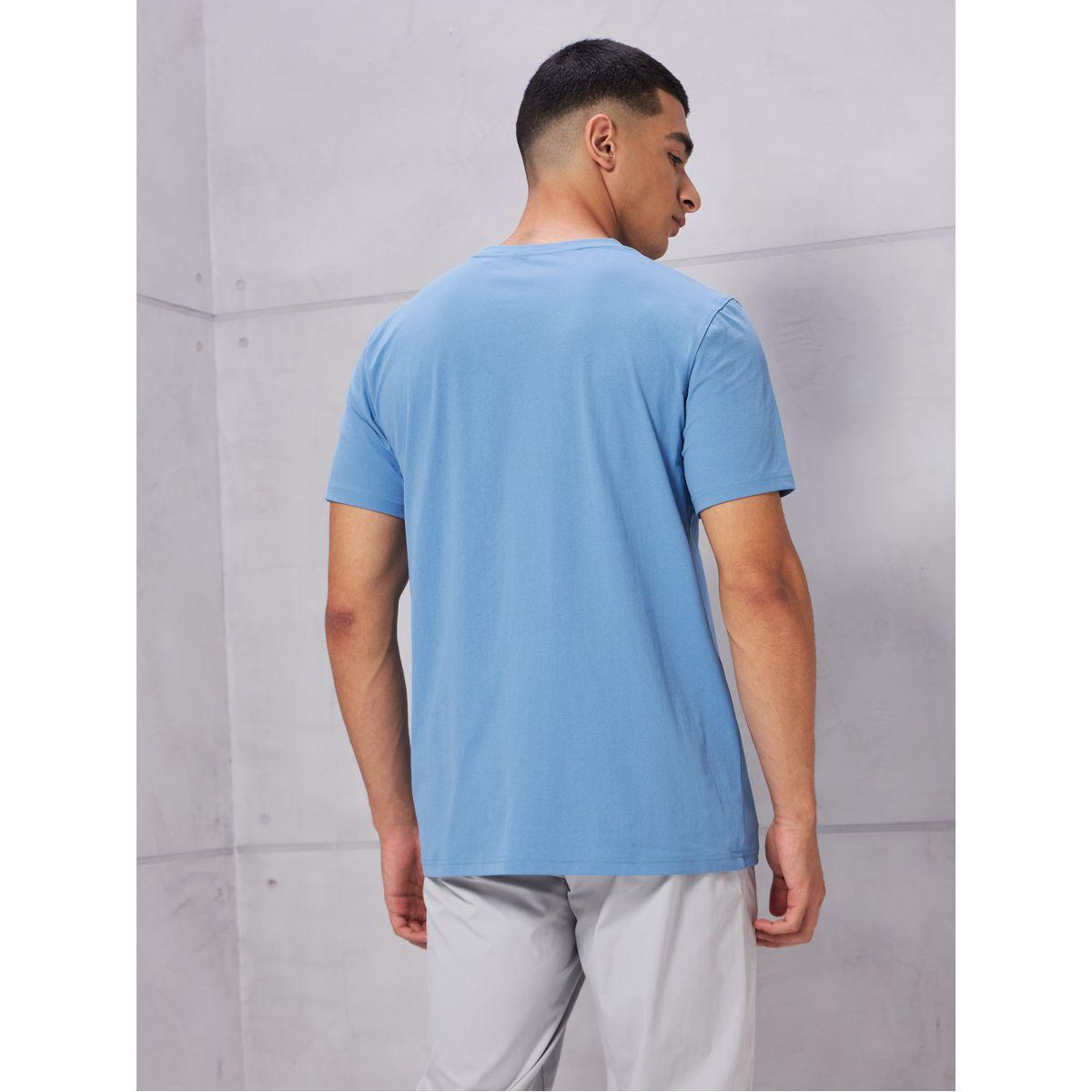 Technosport Solid 4-Way Stretch Crew Neck T-Shirt-men-clothing-sportswearandactivewear-tshirtsandpolos-image-5