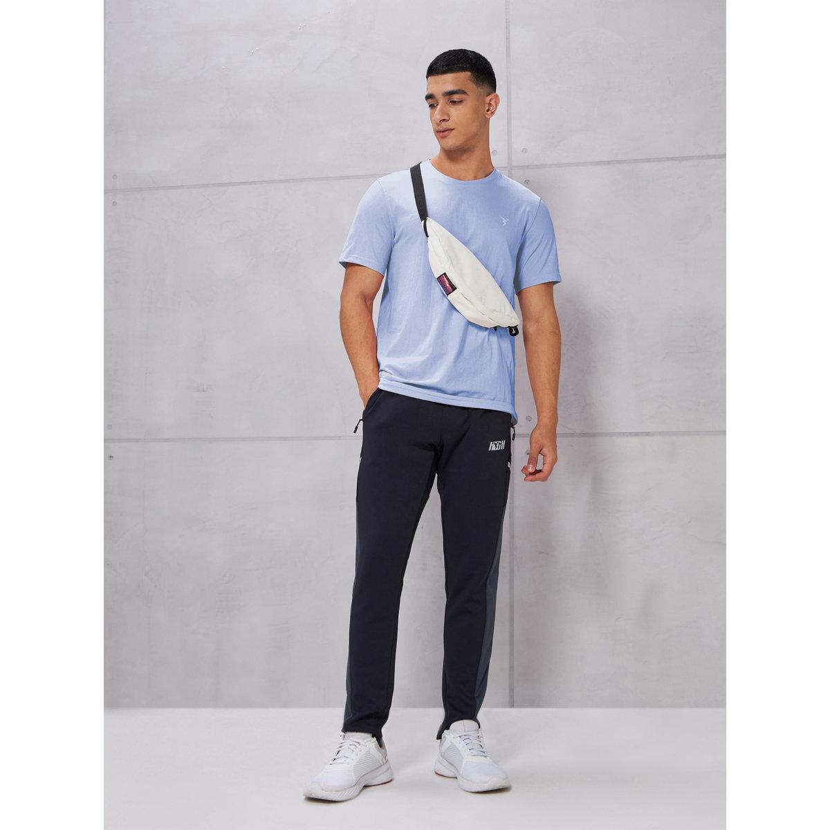 تيشيرت بياقة دائرية وقصة سليم فيت-men-clothing-tshirtsandpolos-tshirts-image-1