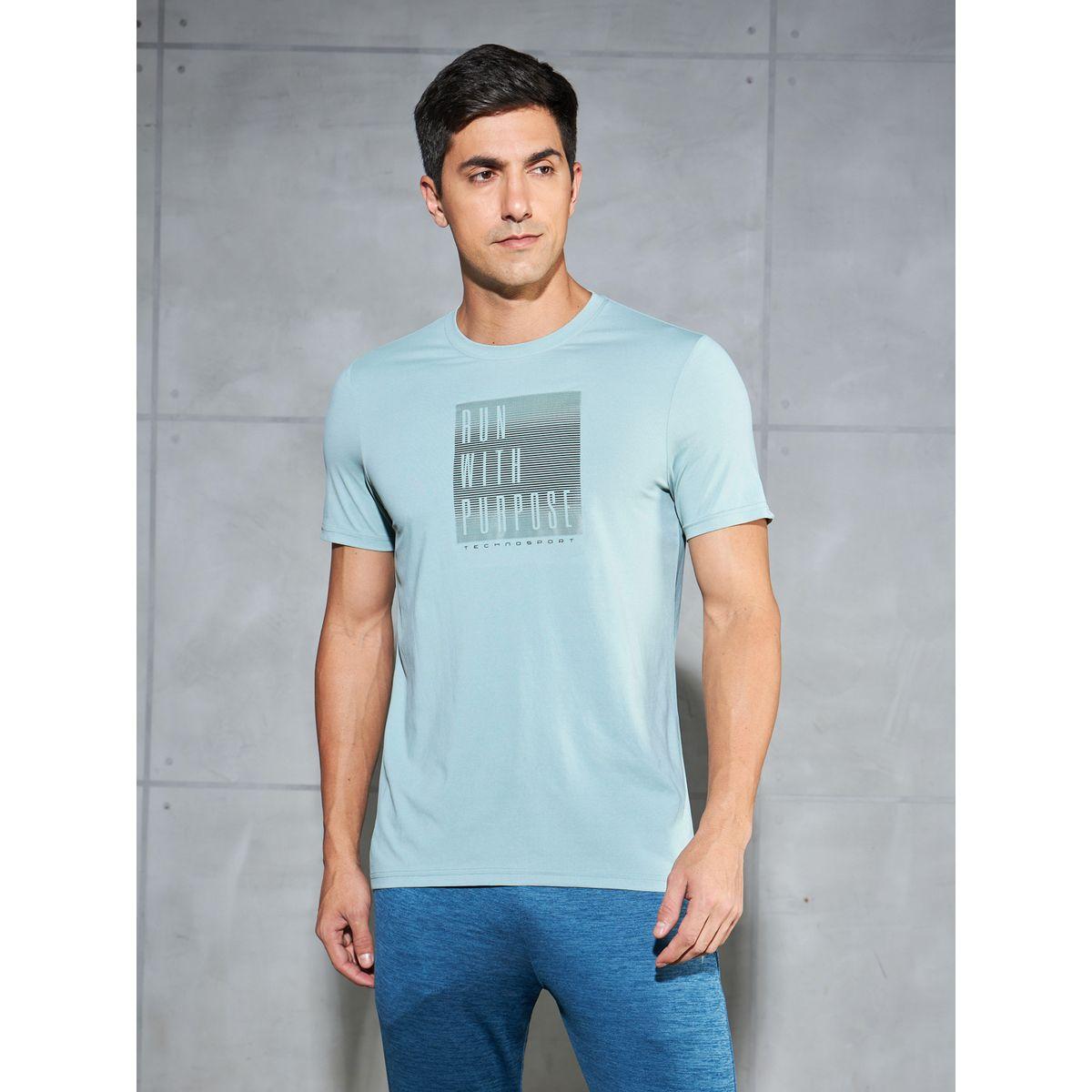 Technosport Graphic Print 4-Way Stretch Slim Fit T-Shirt-men-clothing-tshirtsandpolos-tshirts-image-1