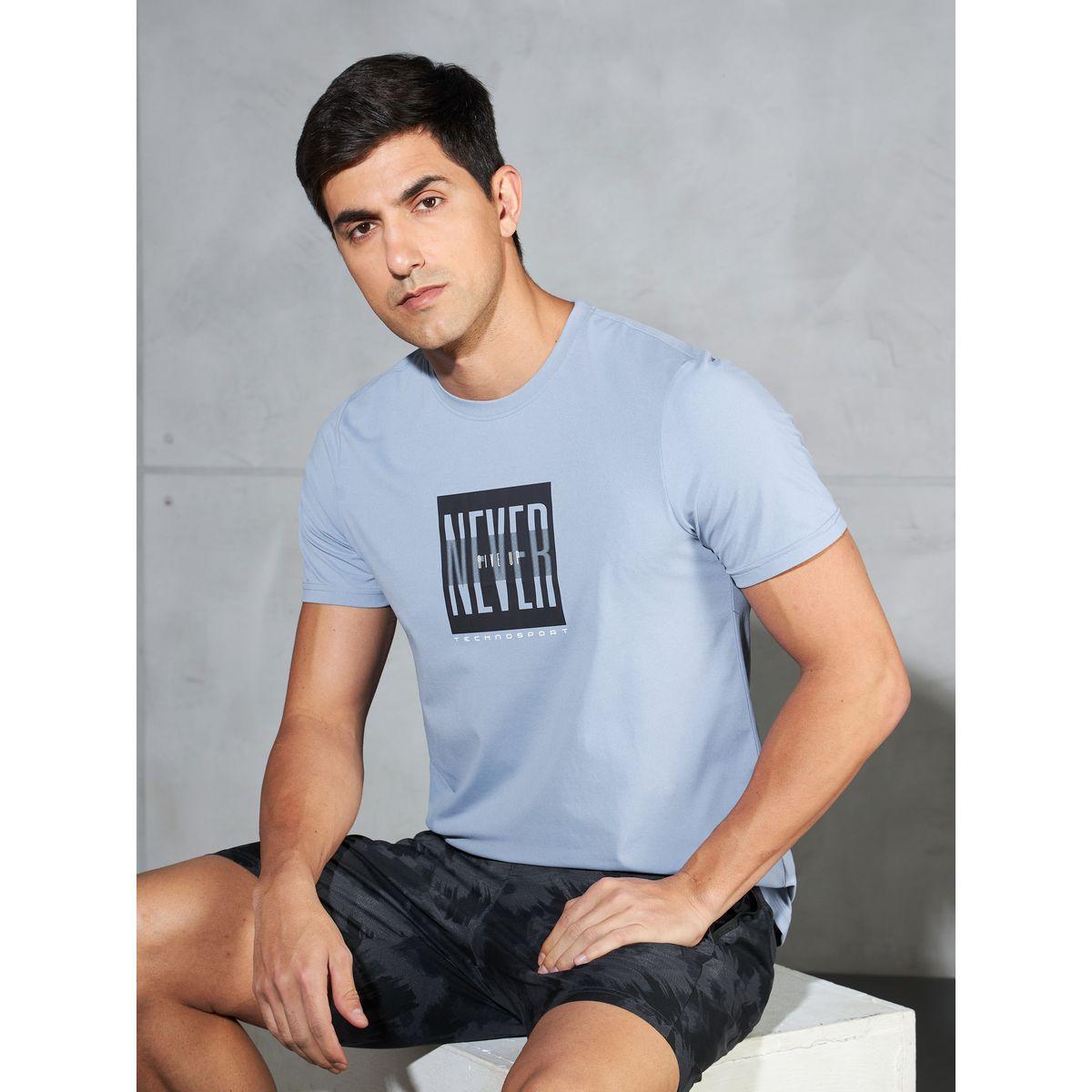 Technosport Graphic Print 4-Way Stretch Slim Fit T-Shirt-men-clothing-tshirtsandpolos-tshirts-image-1