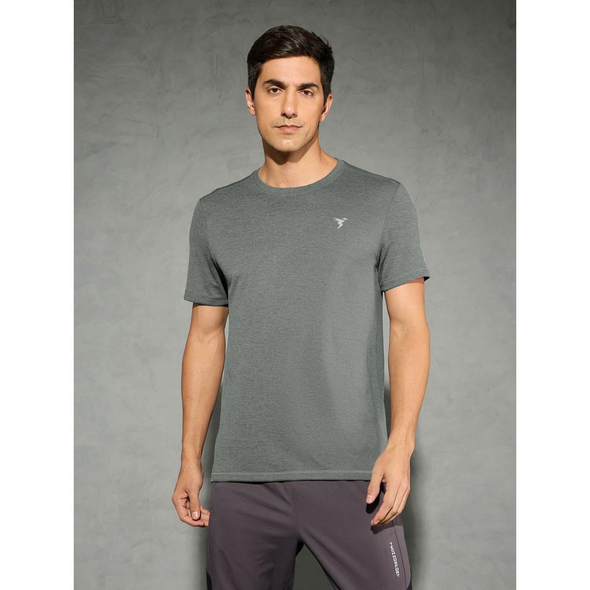 تيشيرت بياقة ضيقة وأكمام قصيرة-men-clothing-tshirtsandpolos-tshirts-image-2