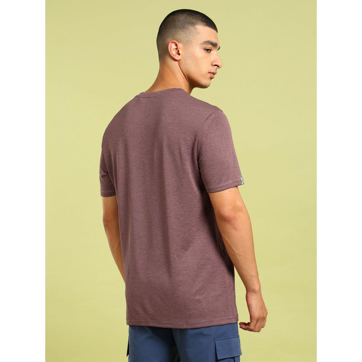 Technosport Melange Short Sleeve Slim Fit T-Shirt-men-clothing-tshirtsandpolos-tshirts-image-1