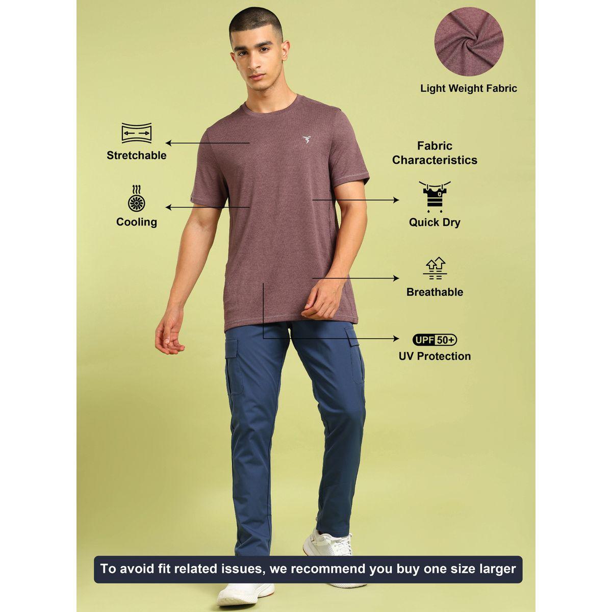 Technosport Melange Short Sleeve Slim Fit T-Shirt-men-clothing-tshirtsandpolos-tshirts-image-5