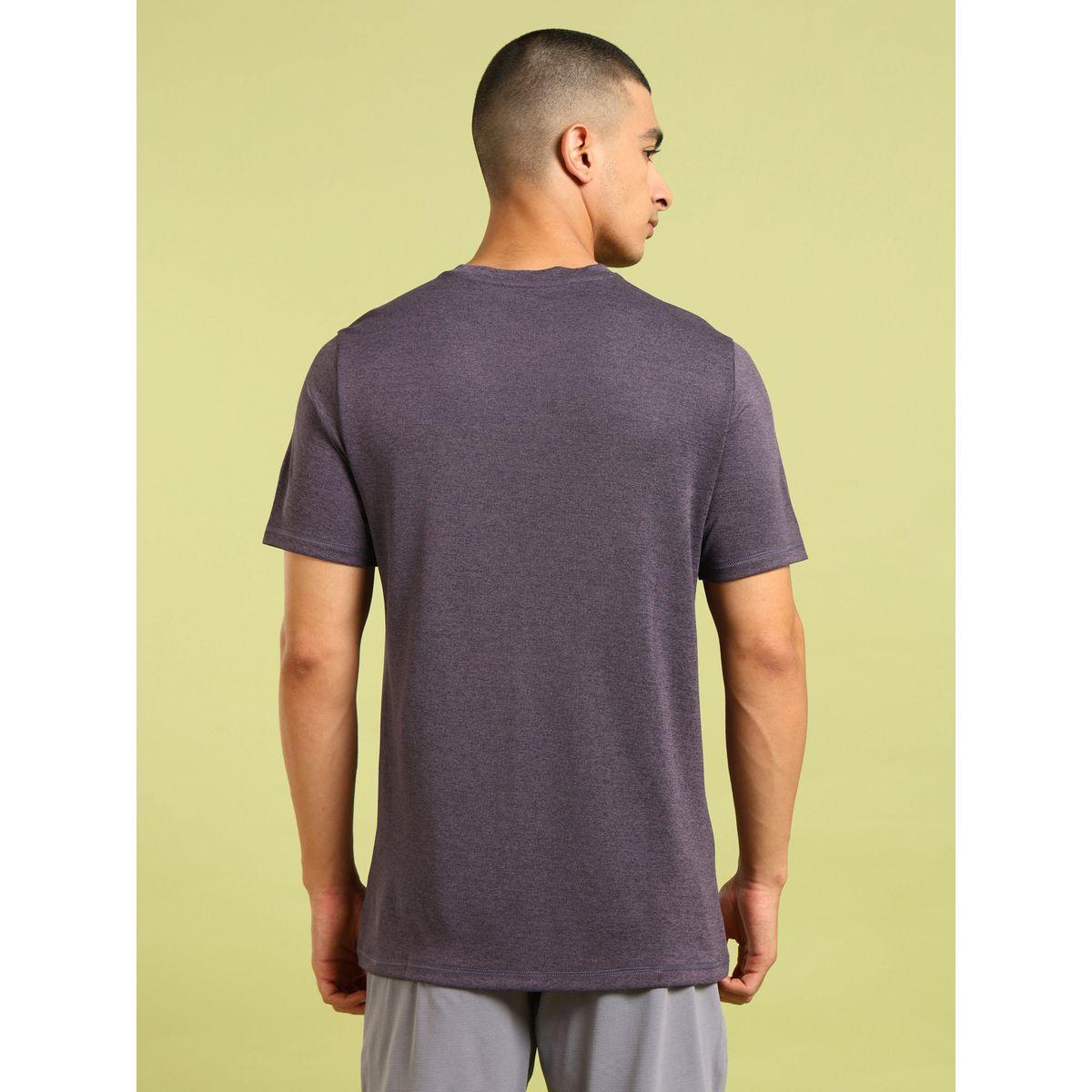 تيشيرت ميلانج بقصة سليم فت وأكمام قصيرة-men-clothing-tshirtsandpolos-tshirts-image-1