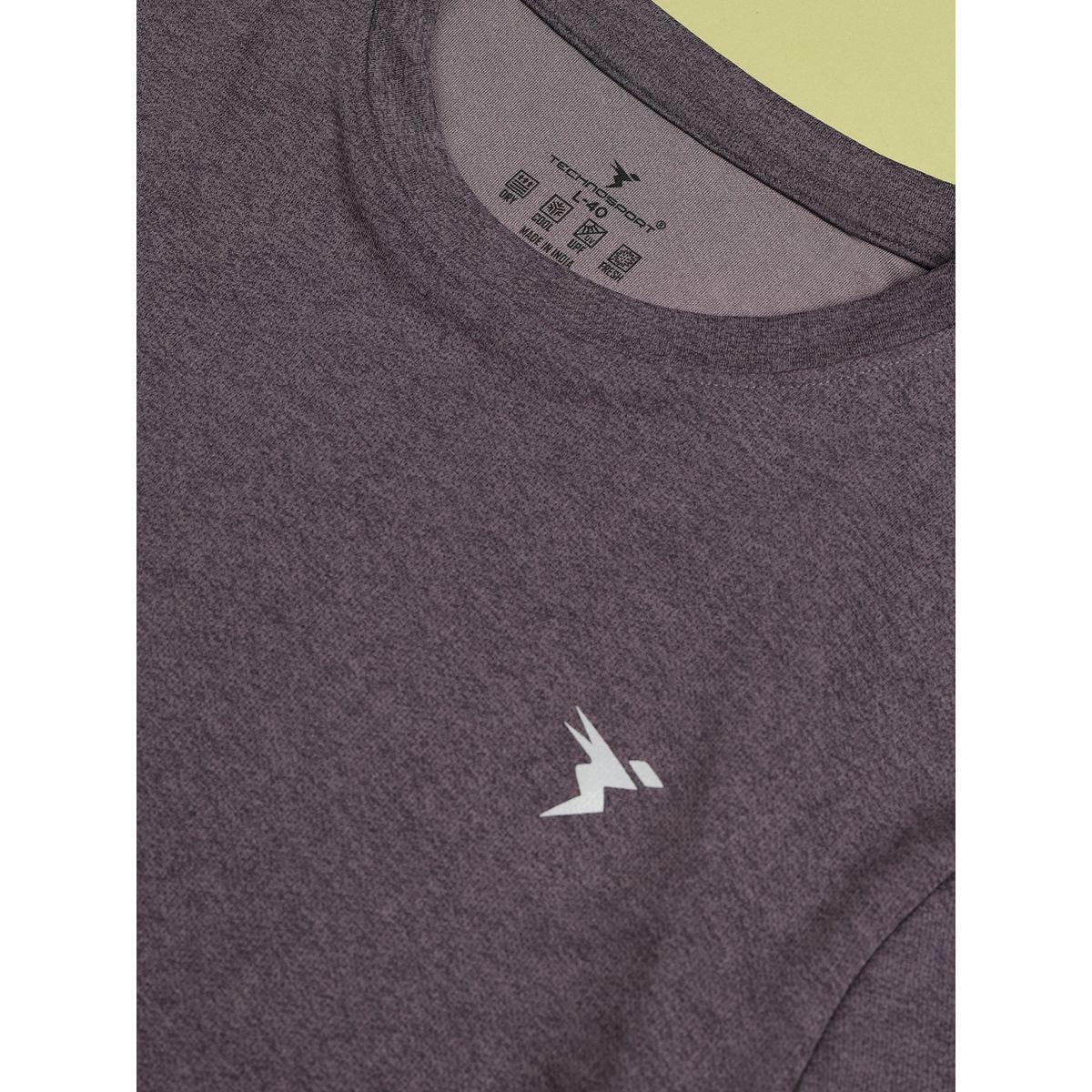 تيشيرت ميلانج بقصة سليم فت وأكمام قصيرة-men-clothing-tshirtsandpolos-tshirts-image-5