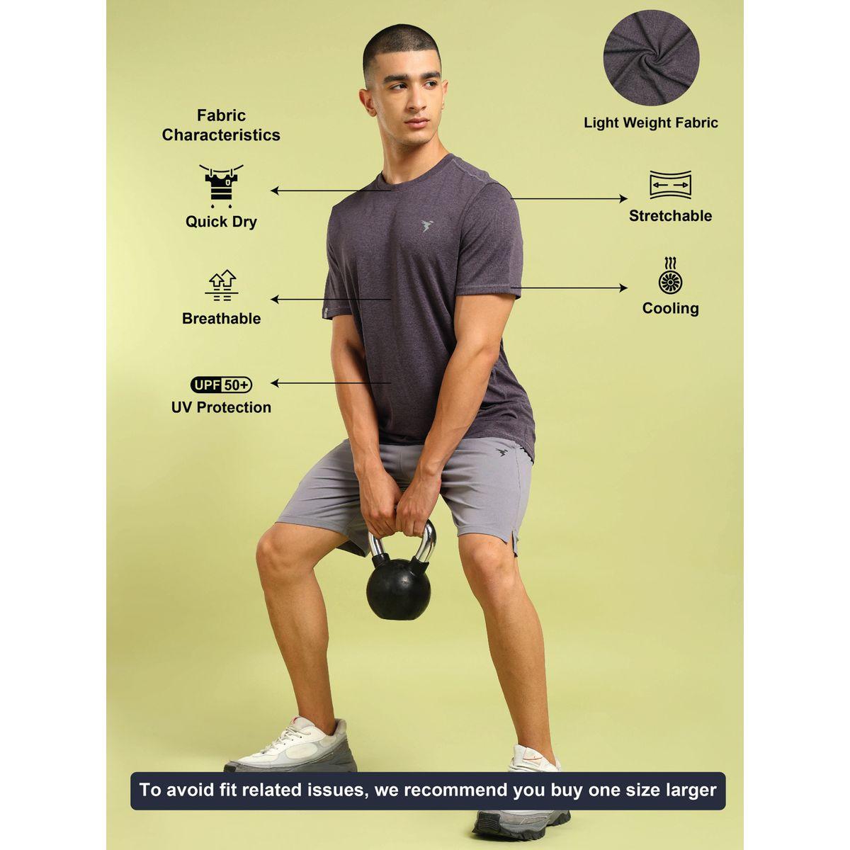 تيشيرت ميلانج بقصة سليم فت وأكمام قصيرة-men-clothing-tshirtsandpolos-tshirts-image-6