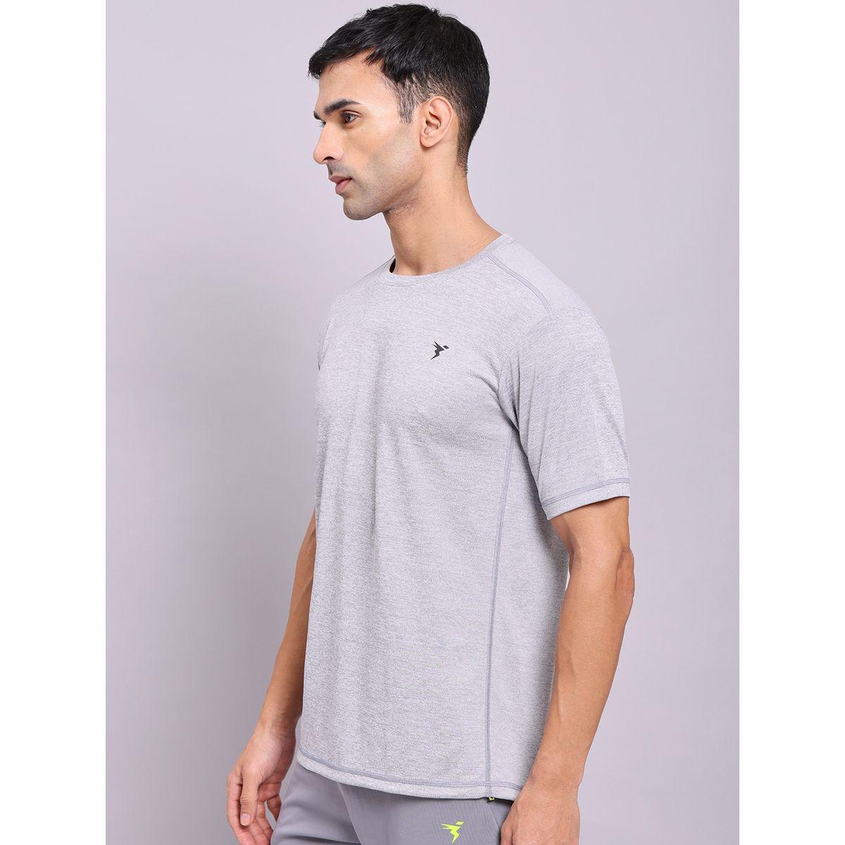 تيشيرت ميلانج بقصة سليم فت وأكمام قصيرة-men-clothing-tshirtsandpolos-tshirts-image-2
