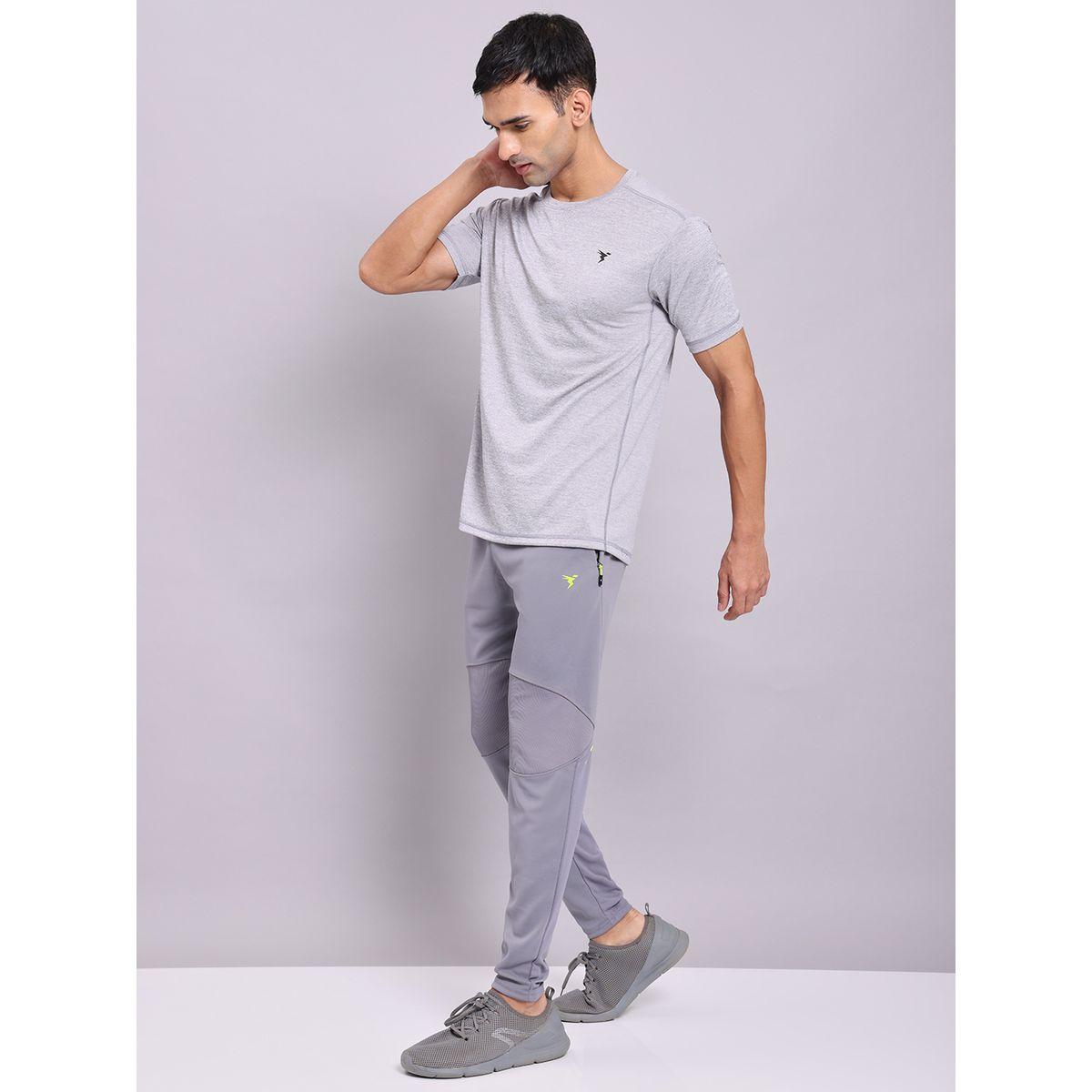 تيشيرت ميلانج بقصة سليم فت وأكمام قصيرة-men-clothing-tshirtsandpolos-tshirts-image-4
