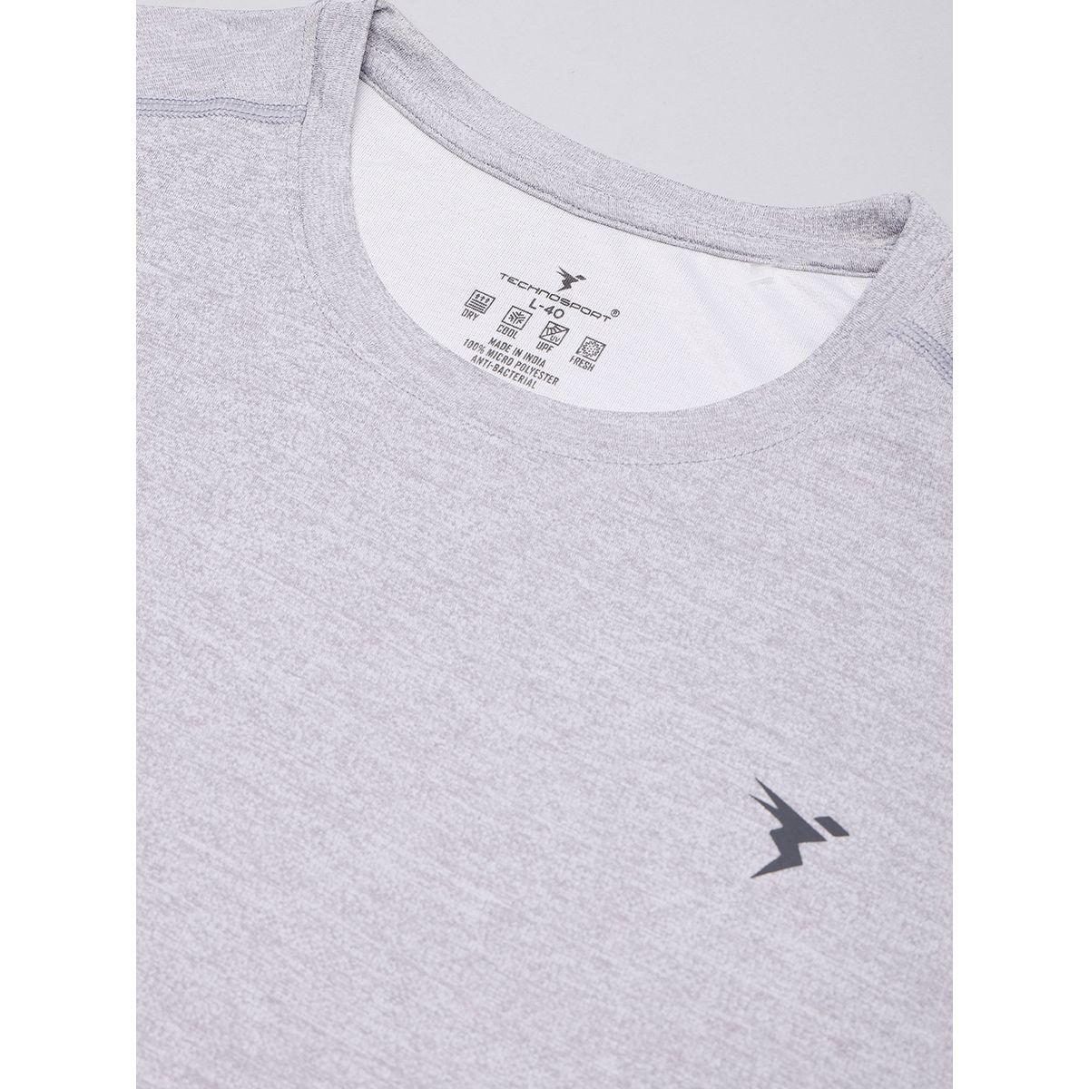 Technosport Melange Short Sleeve Slim Fit T-Shirt-men-clothing-tshirtsandpolos-tshirts-image-5