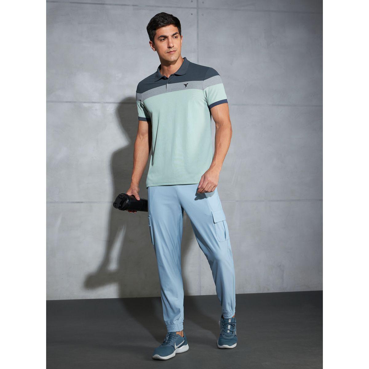 Technosport Color Block Short Sleeve Pique Slim Fit Polo T-Shirt-men-clothing-tshirtsandpolos-tshirts-image-4