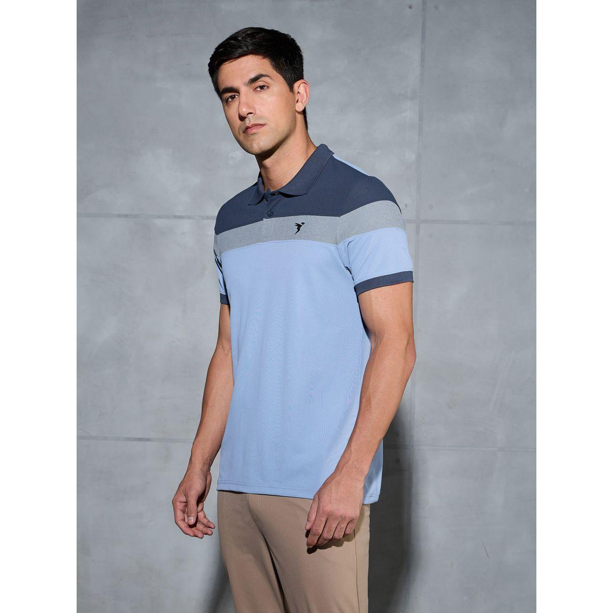 تيشيرت بولو بقصة سليم فت وأكمام قصيرة-men-clothing-tshirtsandpolos-tshirts-image-3