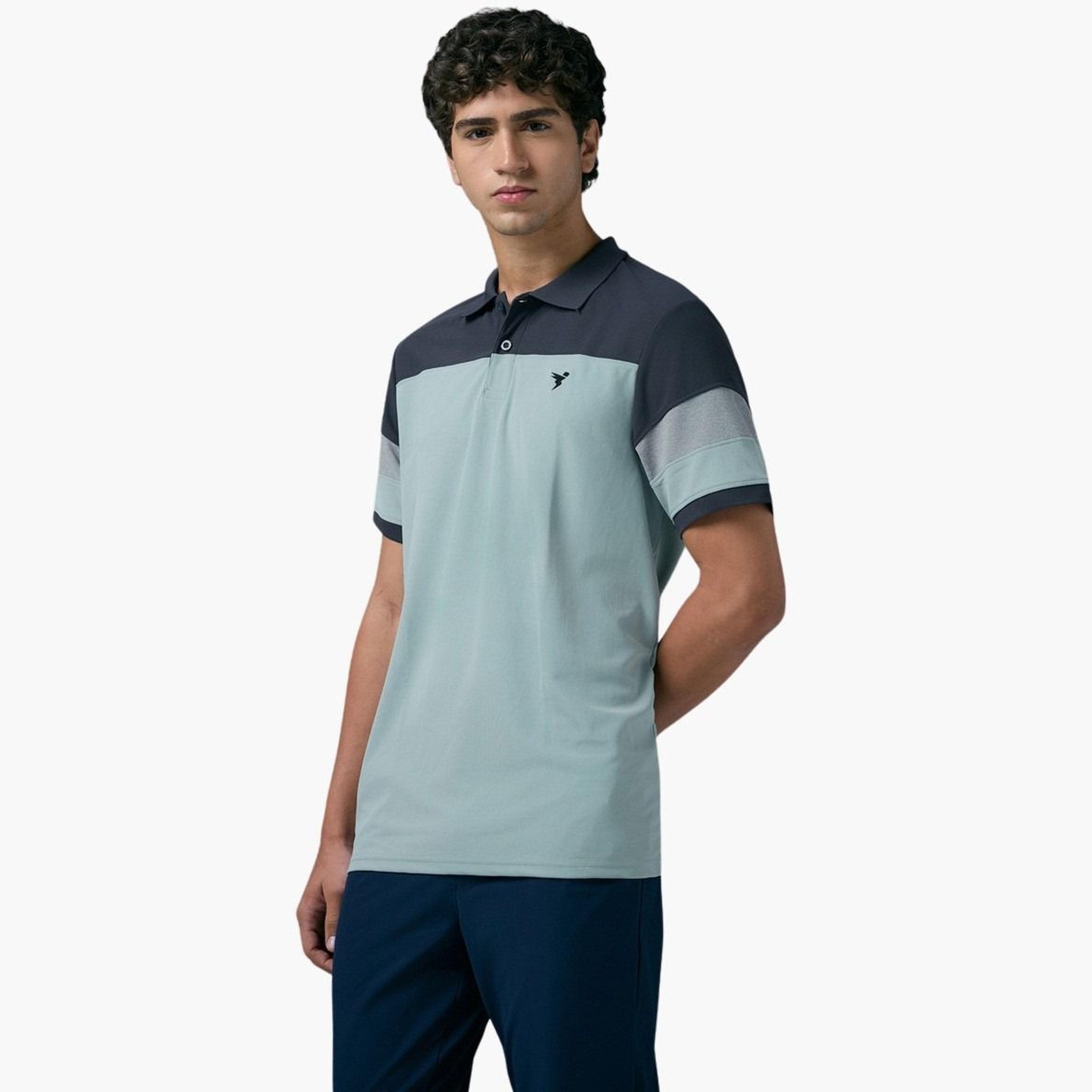 Technosport Men Slim Fit Color Block Pique Polo-men-clothing-tshirtsandpolos-polos-image-2