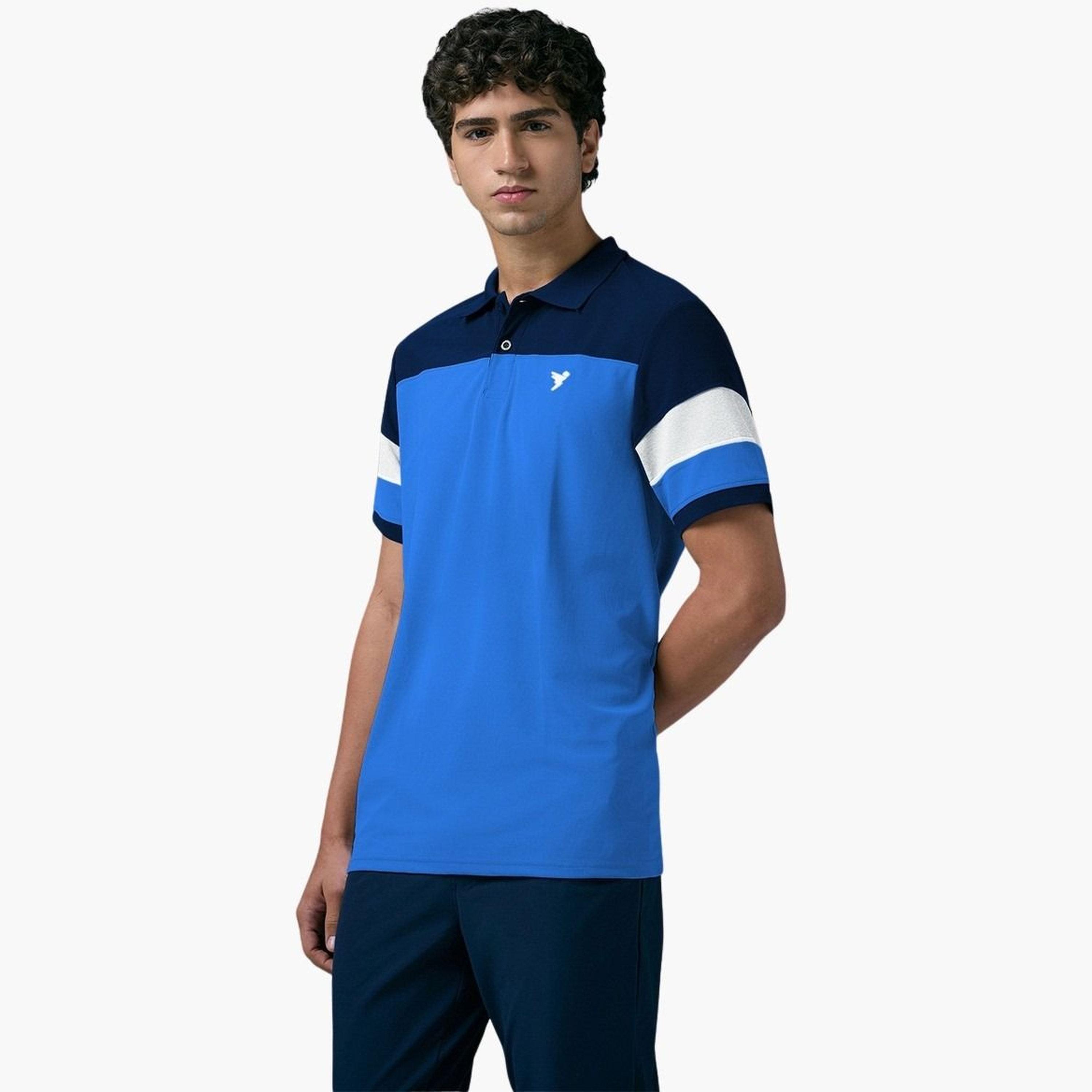 Technosport Men Slim Fit Color Block Pique Polo-men-clothing-tshirtsandpolos-polos-image-2