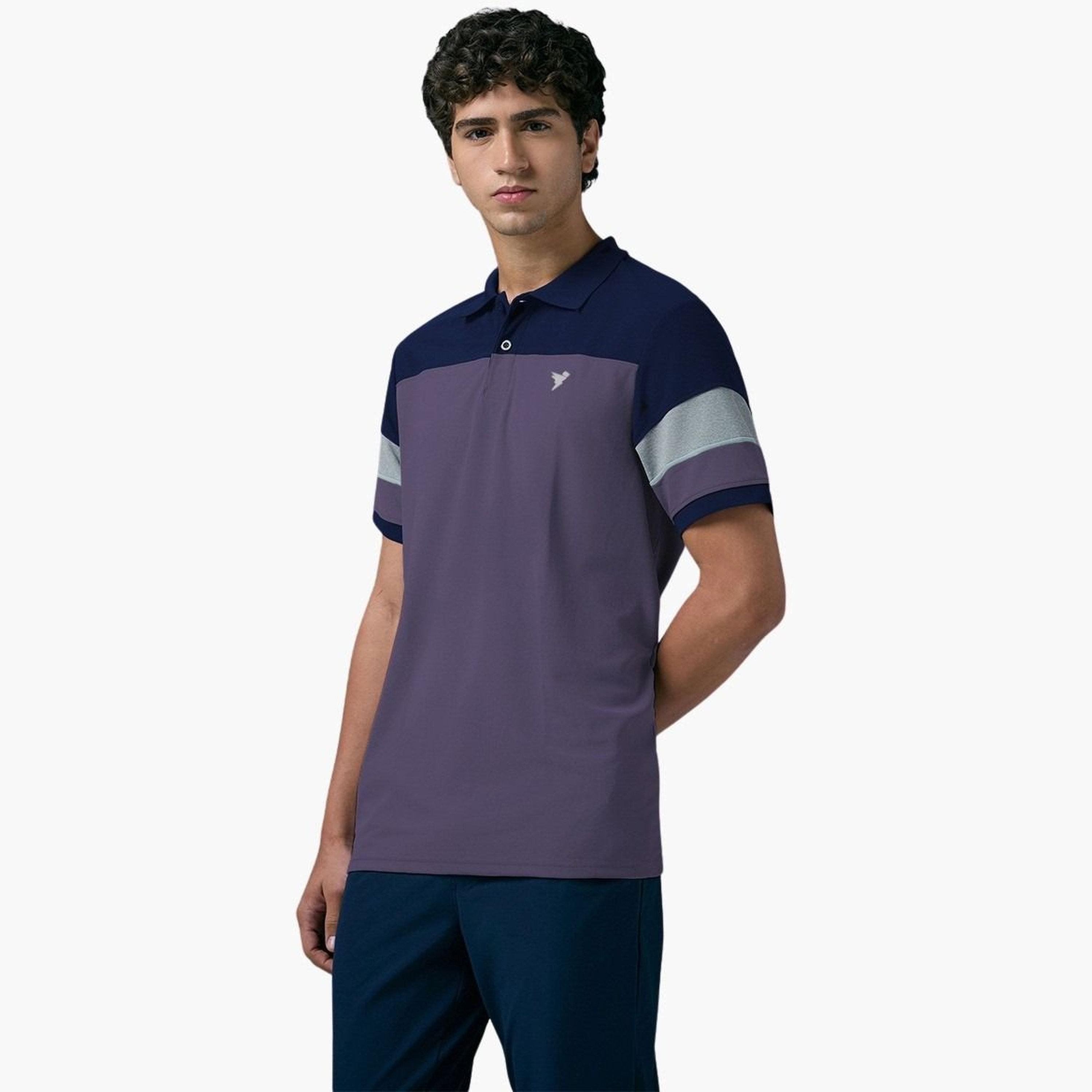 Technosport Men Slim Fit Color Block Pique Polo-men-clothing-tshirtsandpolos-polos-image-2
