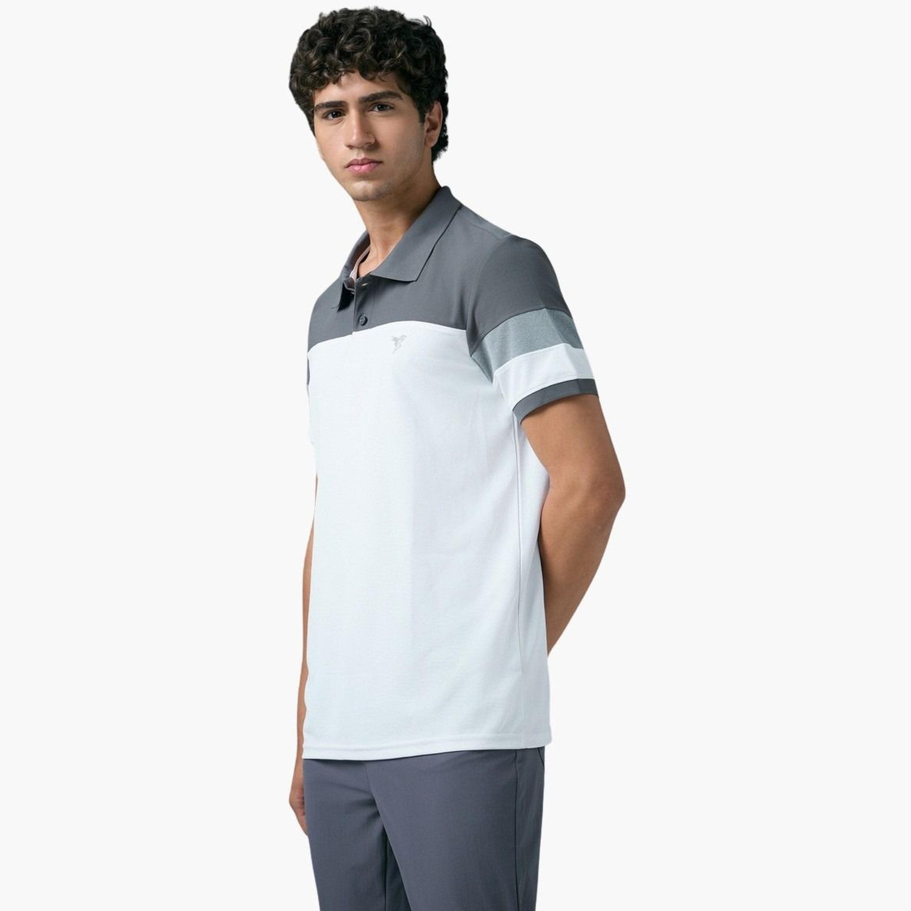 Technosport Men Slim Fit Color Block Pique Polo-men-clothing-tshirtsandpolos-polos-image-3