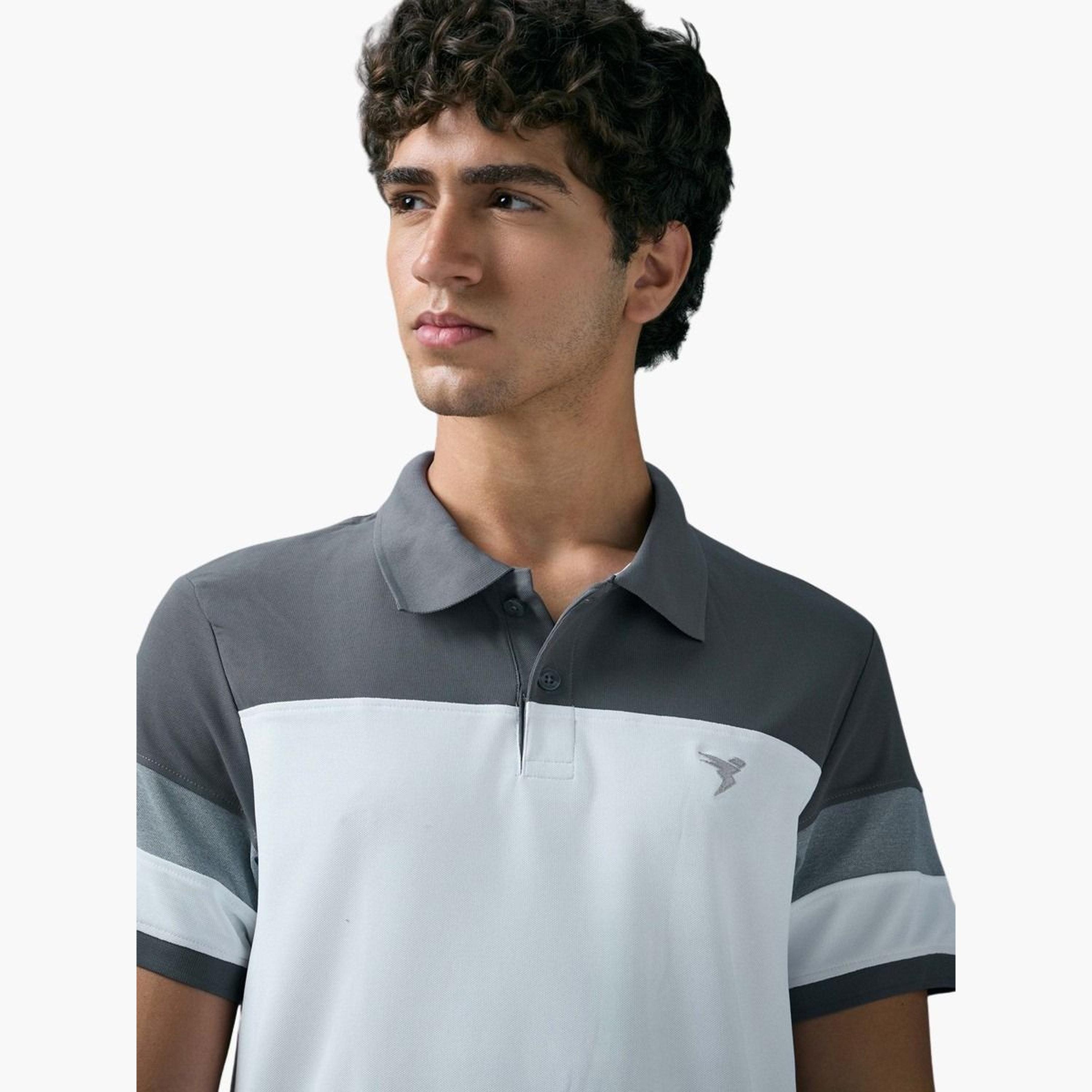 Technosport Men Slim Fit Color Block Pique Polo-men-clothing-tshirtsandpolos-polos-image-4