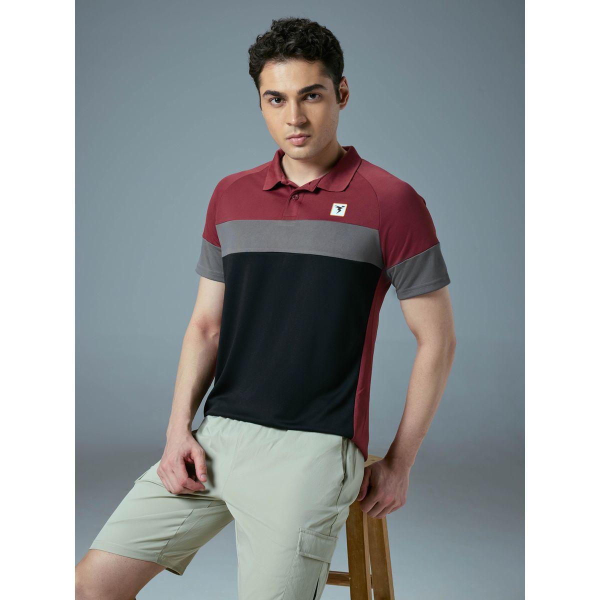Technosport Color Block Short Sleeve Slim Fit Polo T-Shirt-men-clothing-tshirtsandpolos-tshirts-image-3
