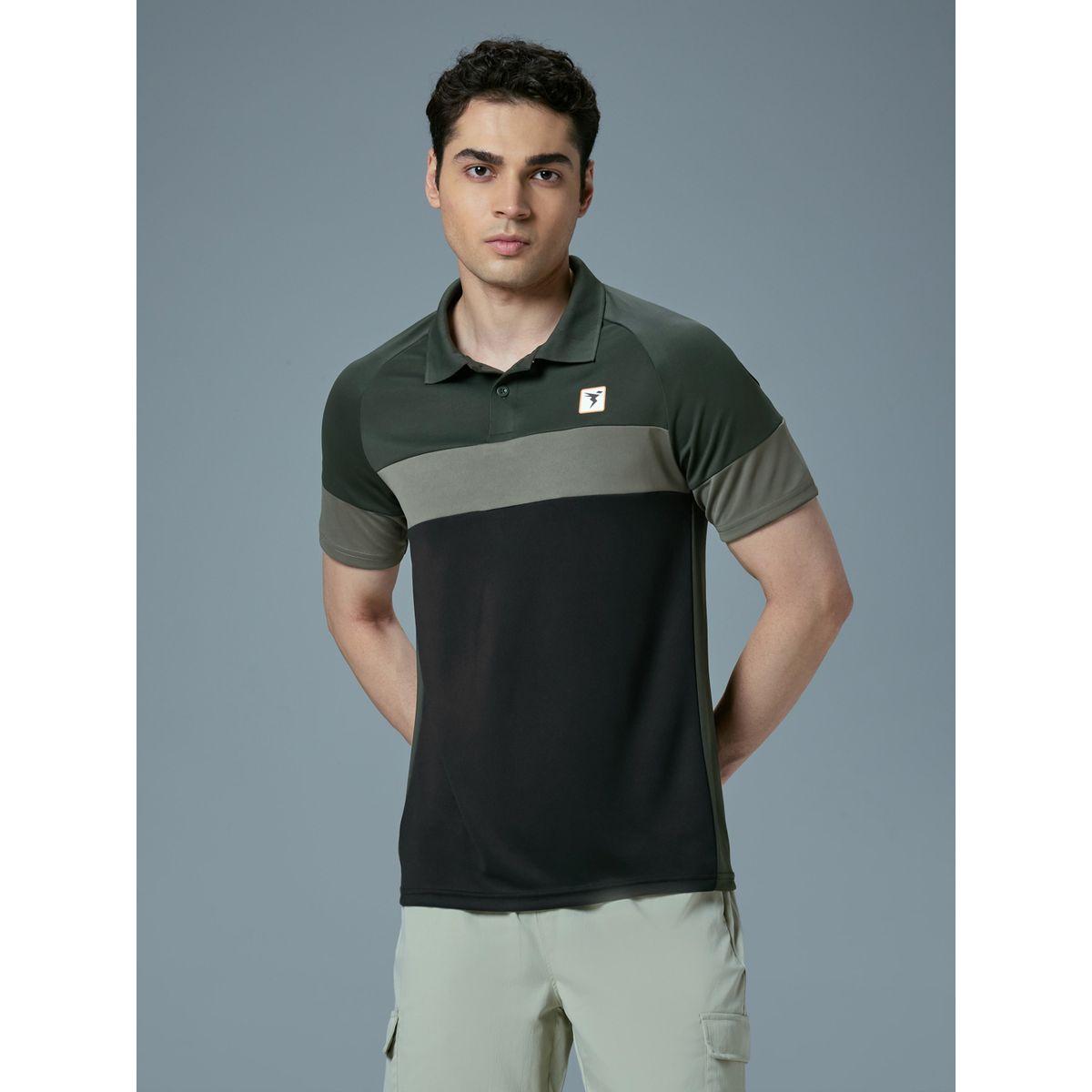 Technosport Color Block Short Sleeve Slim Fit Polo T-Shirt-men-clothing-tshirtsandpolos-tshirts-image-1