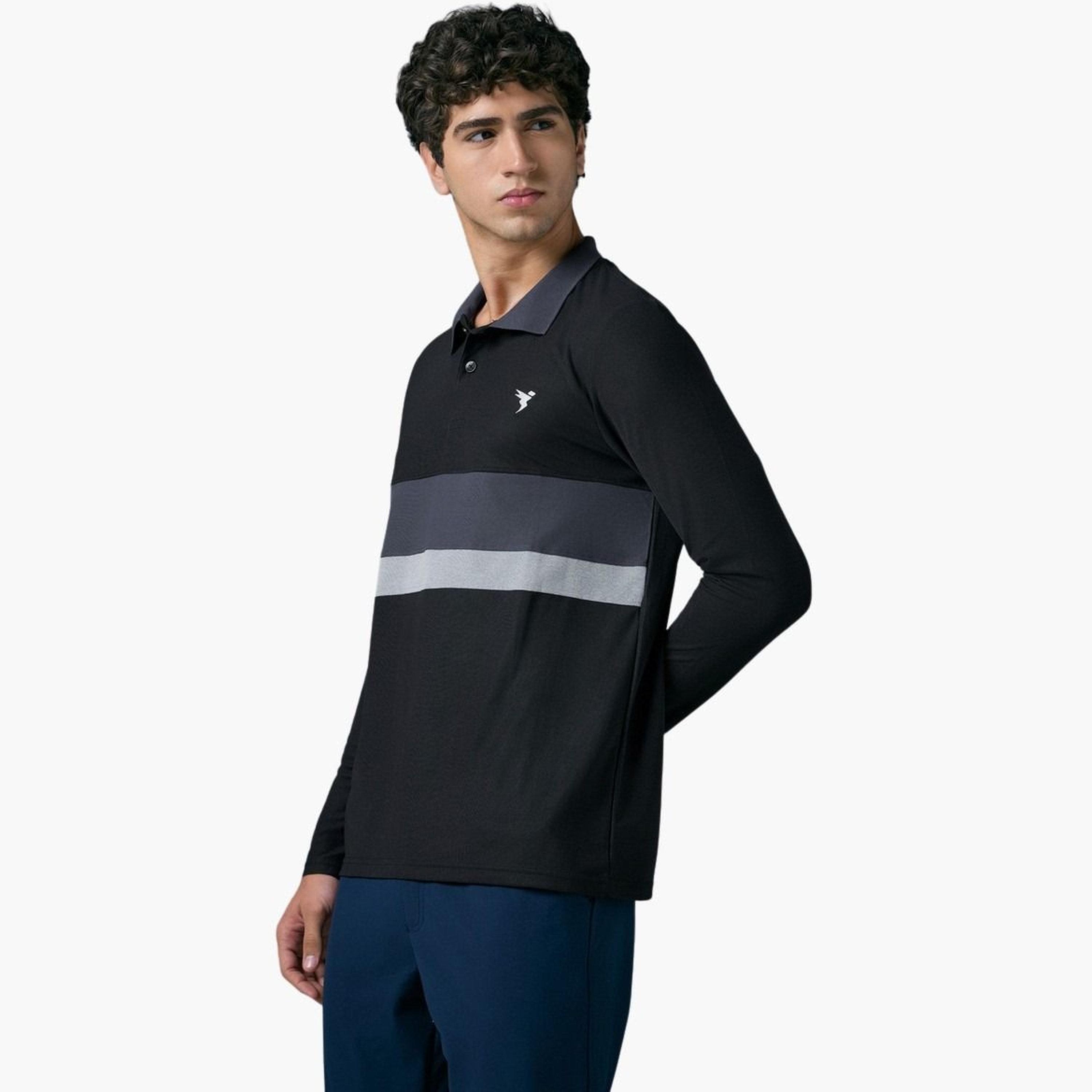 Technosport Men Slim Fit Contrast Panel Polo-men-clothing-tshirtsandpolos-polos-image-4