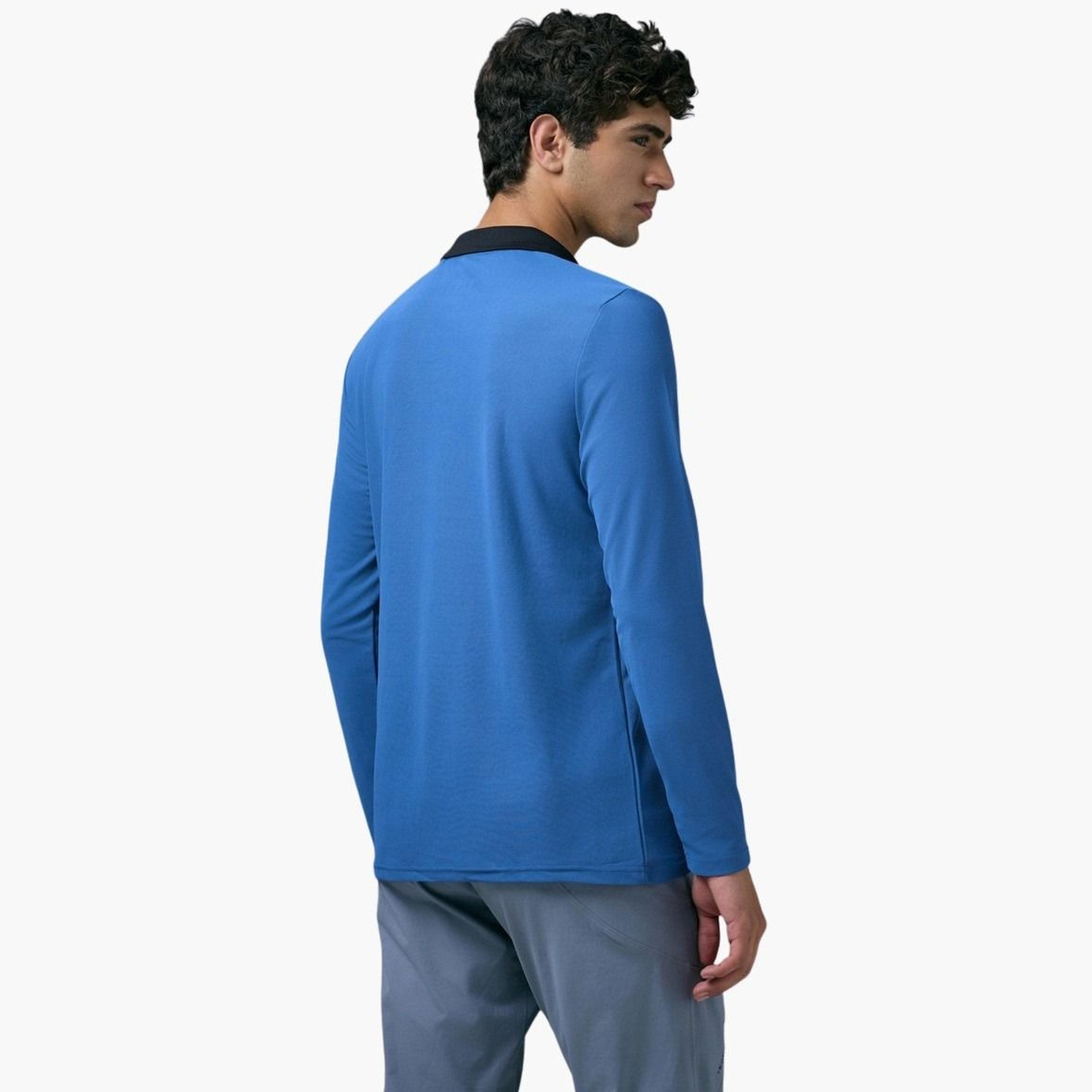 تيكنو سبورت - قميص بولو رجالي بقصة ضيقة ولوحة متباينة-men-clothing-tshirtsandpolos-polos-image-5