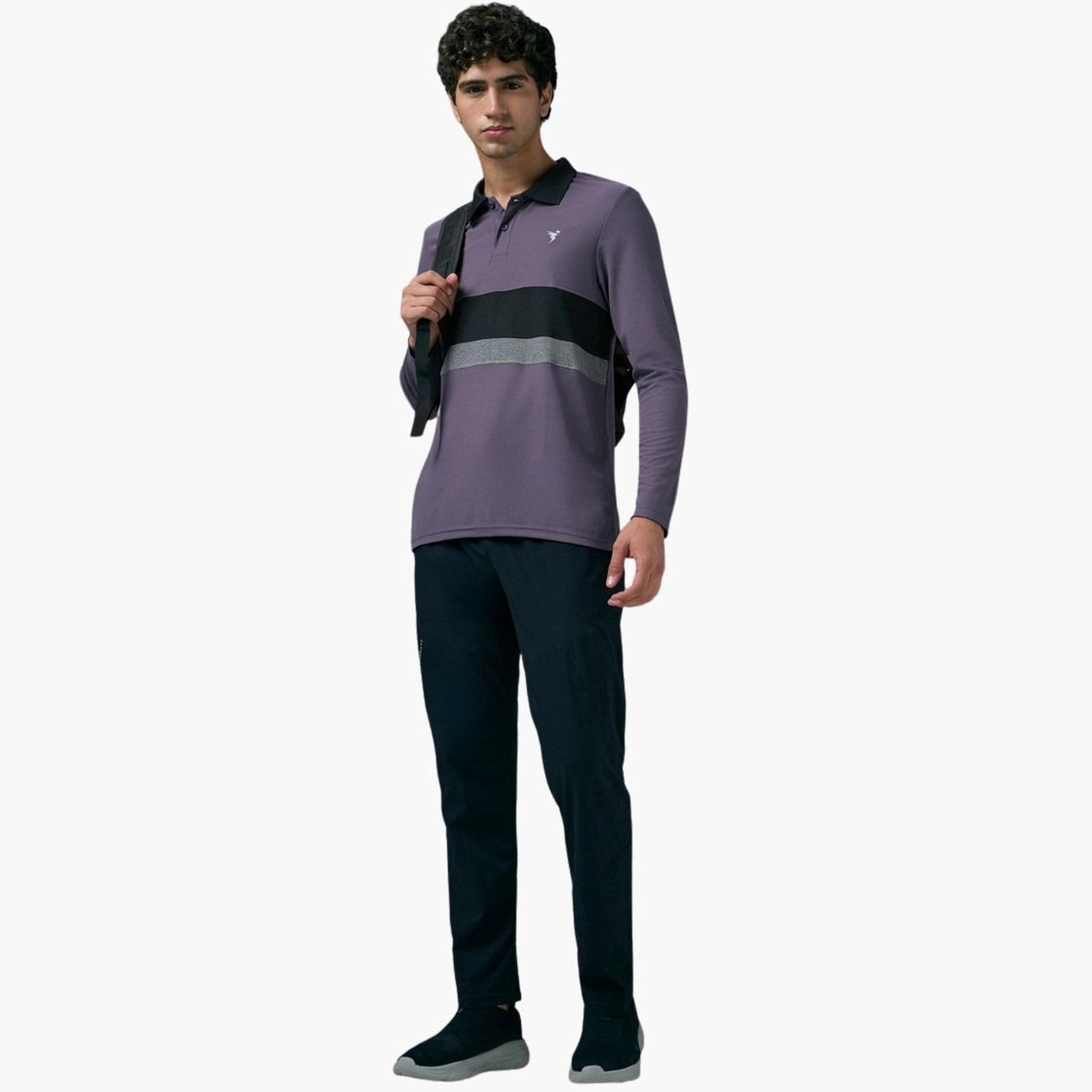 Technosport Men Slim Fit Contrast Panel Polo-men-clothing-tshirtsandpolos-polos-image-4