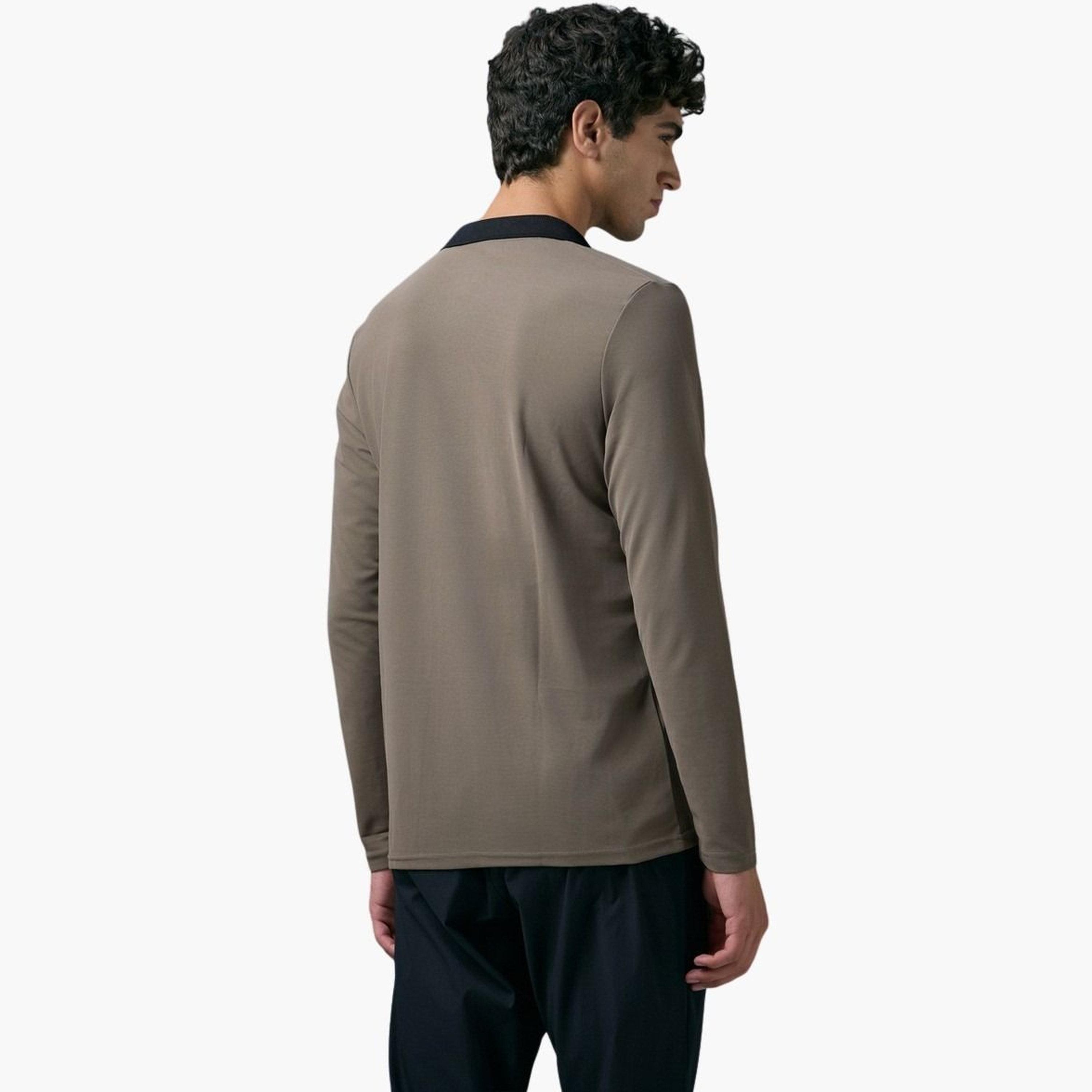تيكنو سبورت - قميص بولو رجالي بقصة ضيقة ولوحة متباينة-men-clothing-tshirtsandpolos-polos-image-5