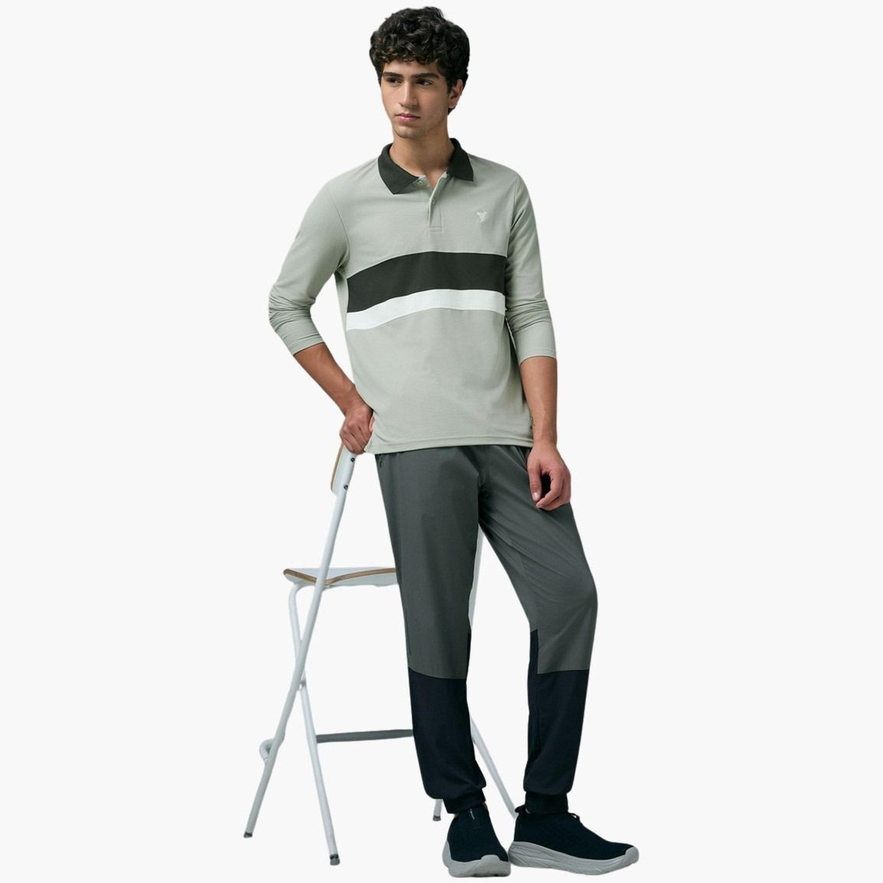 Technosport Men Slim Fit Contrast Panel Polo-men-clothing-tshirtsandpolos-polos-image-4
