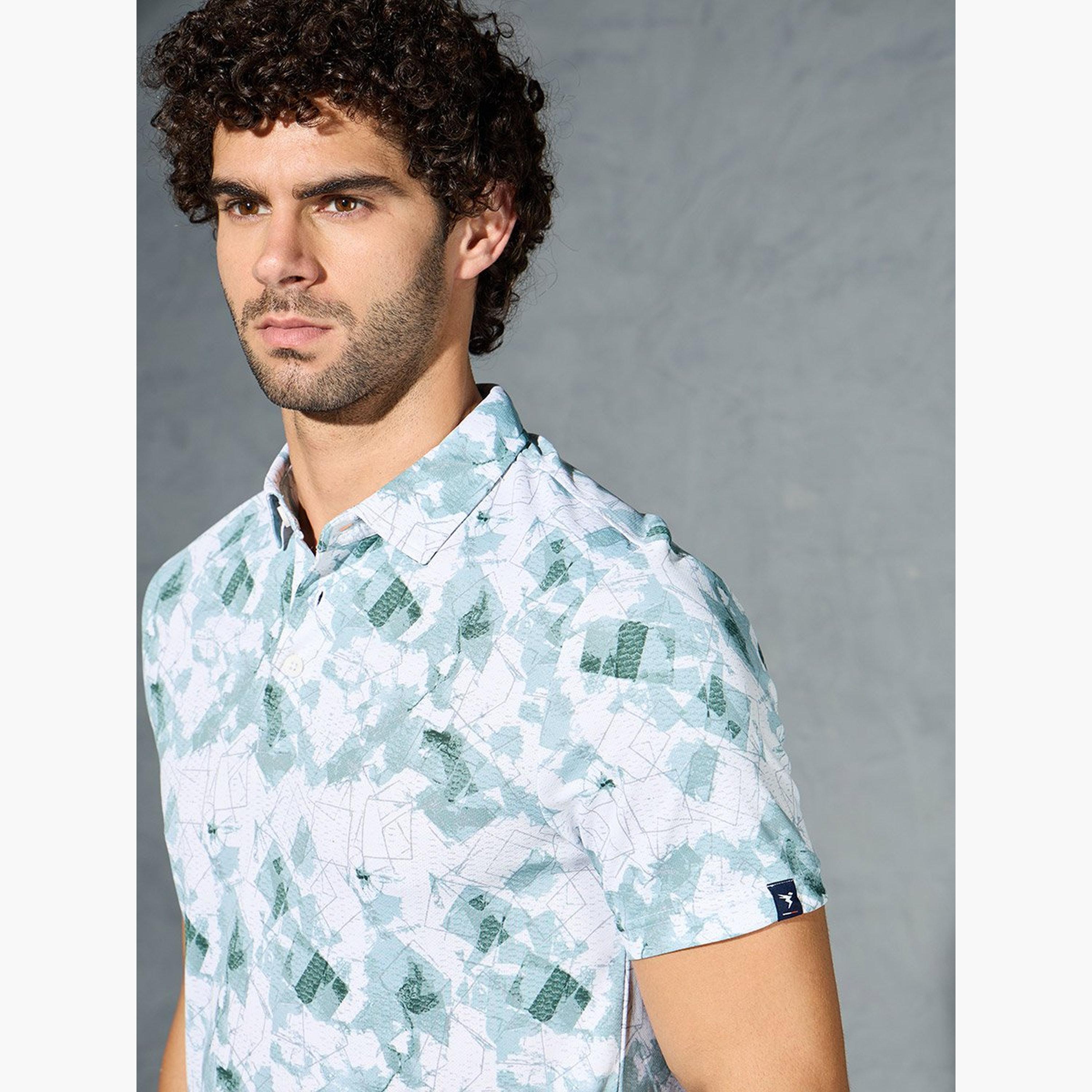 Technosport Men Printed Slim Fit Polo-men-clothing-tshirtsandpolos-tshirts-image-3